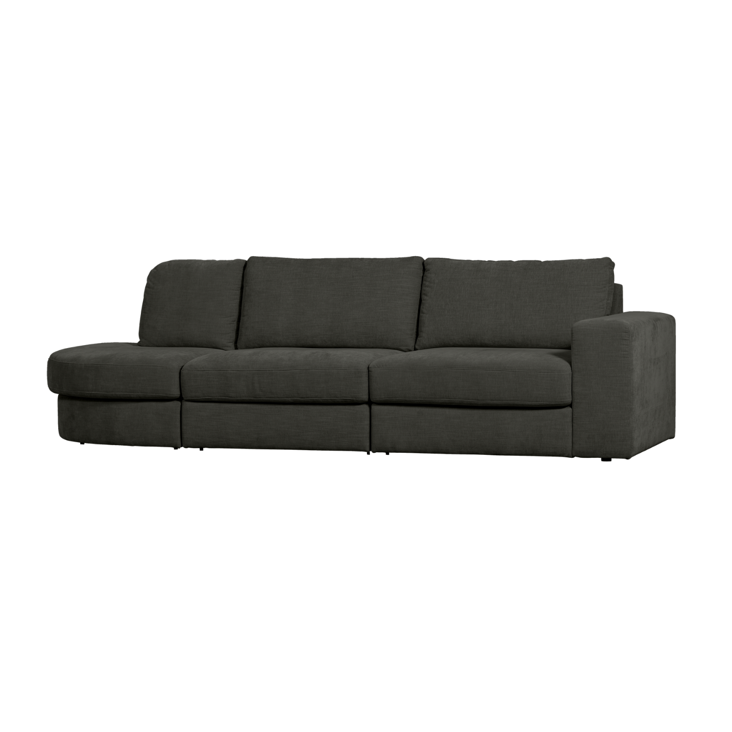Sofa offene linke FAMILY antrazit