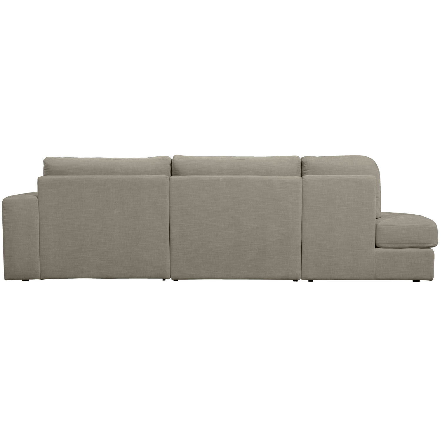 Sofa offene linke FAMILY warmes Grau