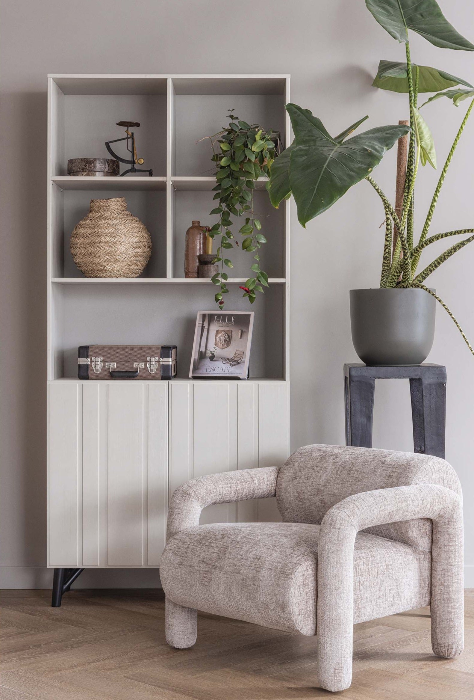 Fotel LENNY piaskowy Woood Exclusive Eye on Design