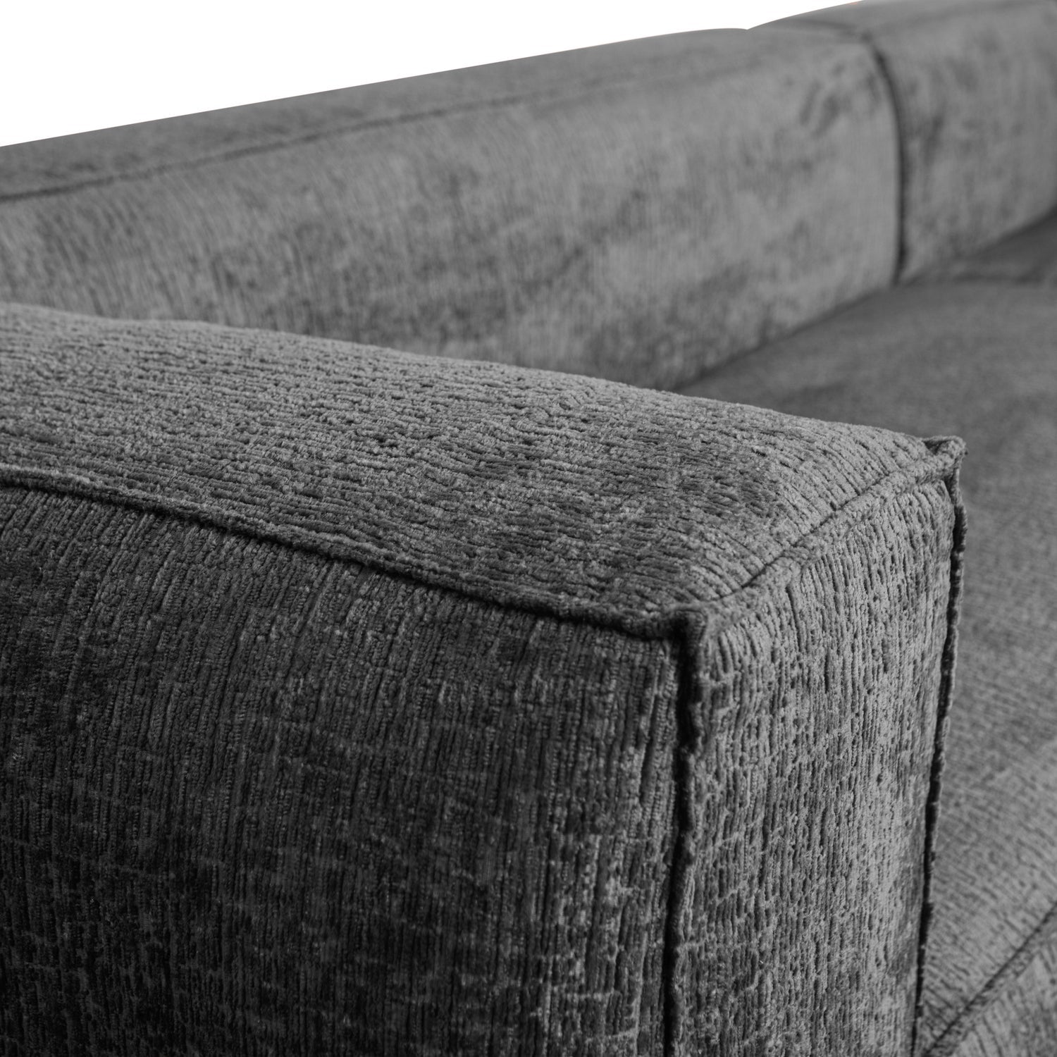 Rechthoekige hoekbank BEAN staalblauw