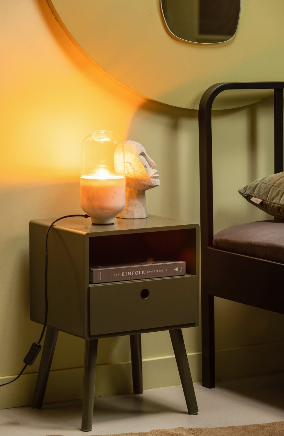 Nachtkastje OZZY groen