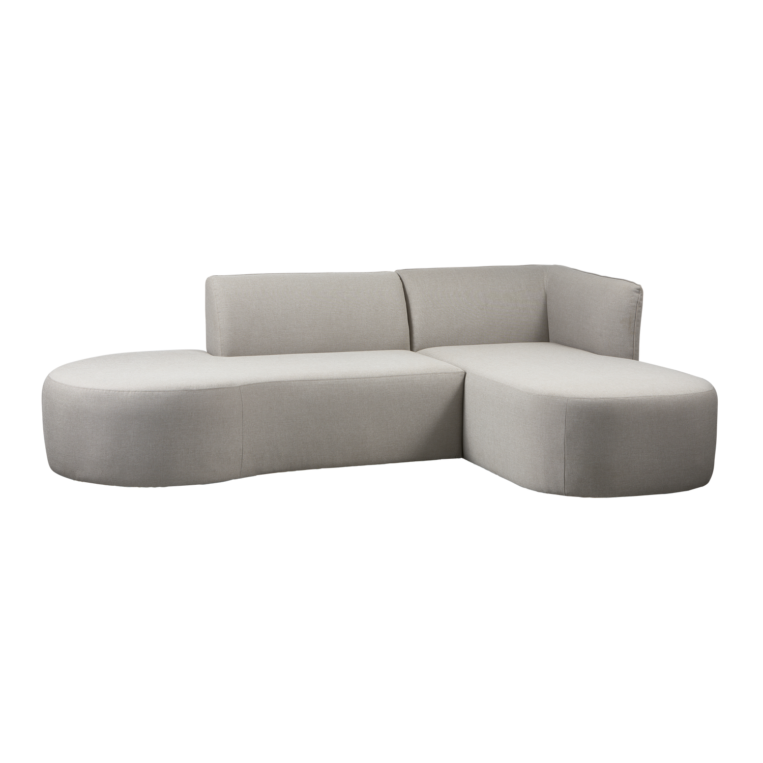 Right-facing garden corner sofa CHIOS sand