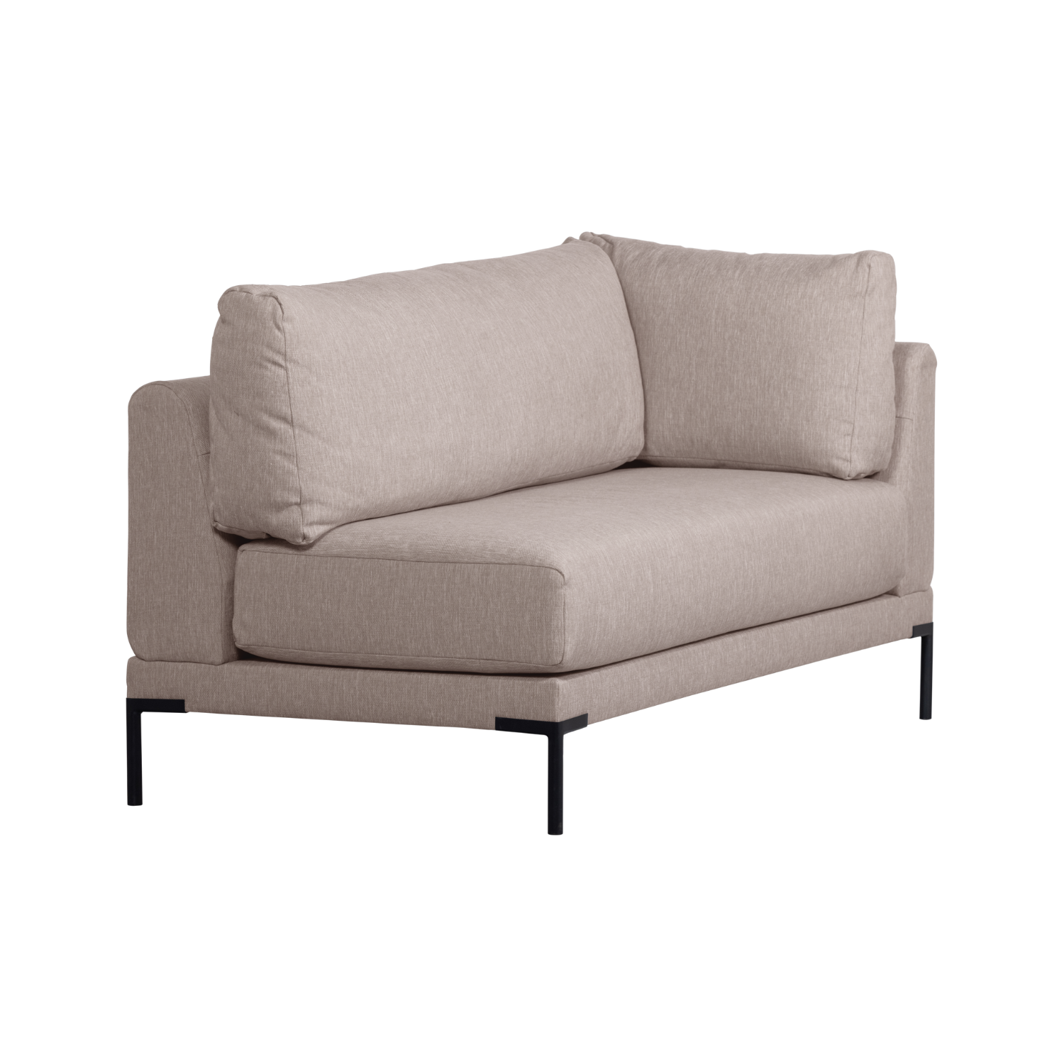 Szezlong lewostronny COUPLE DINING BENCH beżowy – Woood