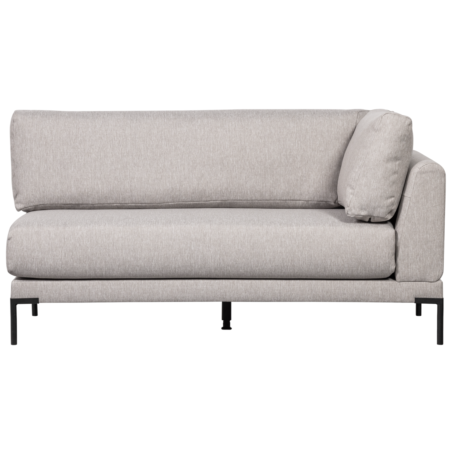 Szezlong lewostronny COUPLE DINING BENCH jasnoszary do salonu – Woood