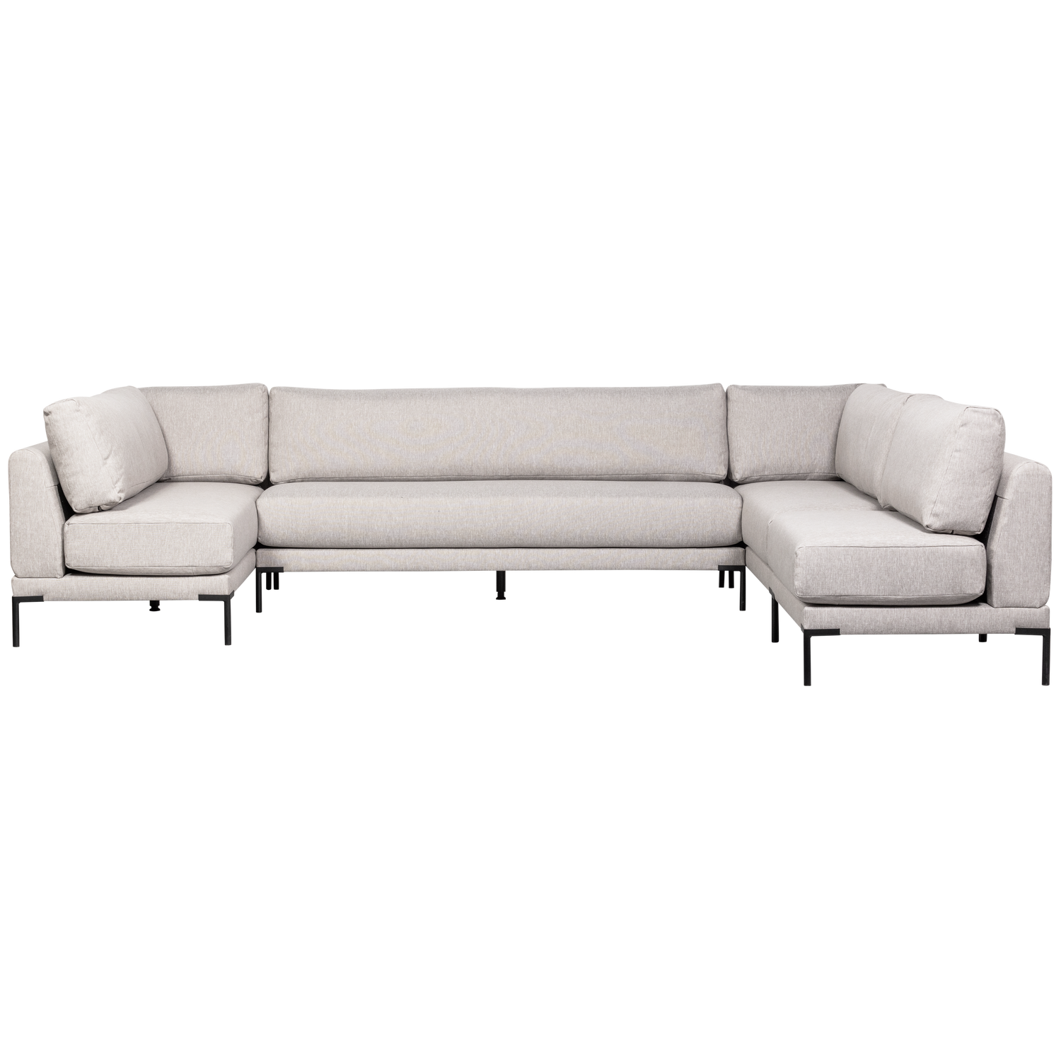 Szezlong rechts COUPLE DINING BENCH lichtgrijs