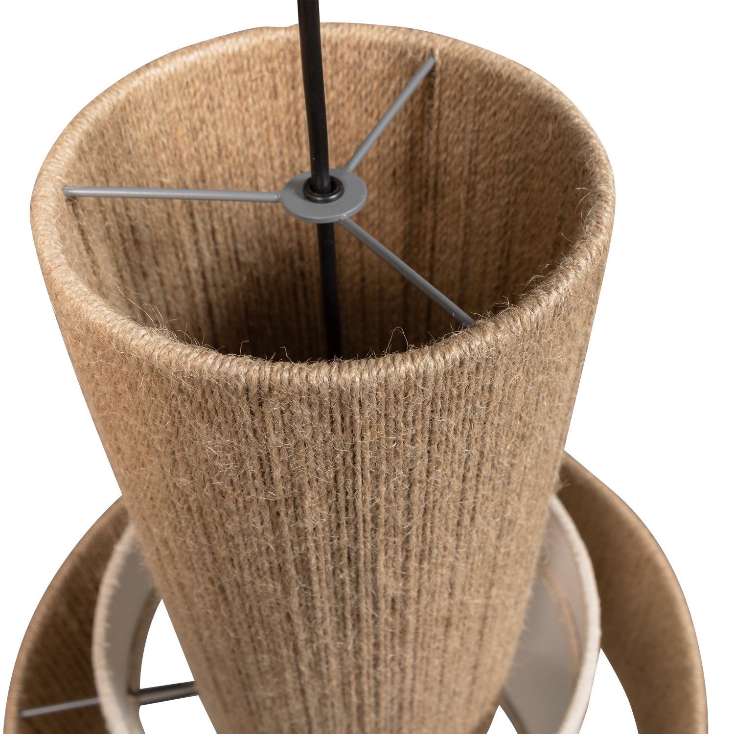 Hanglamp PELLE beige koord