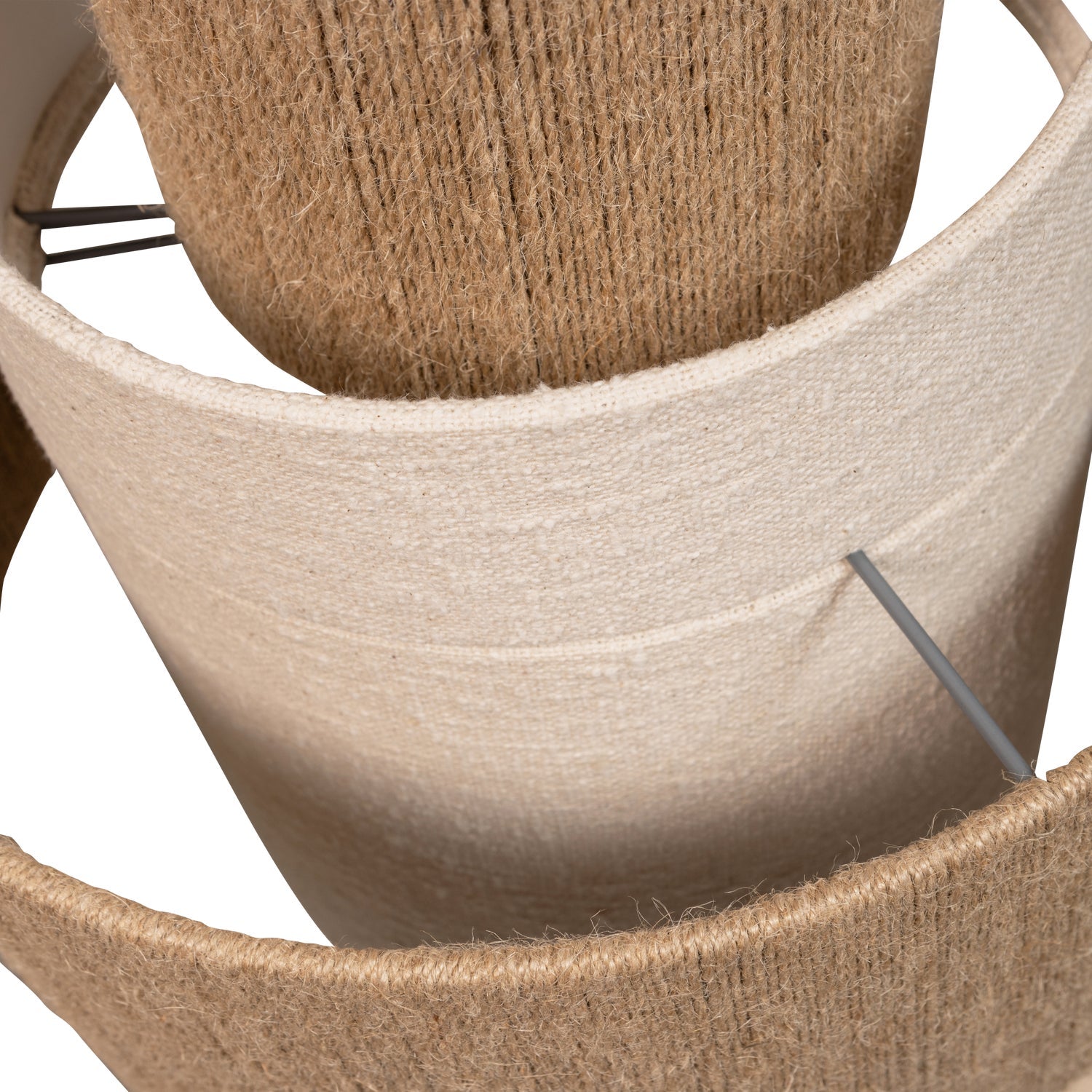 Hanglamp PELLE beige koord