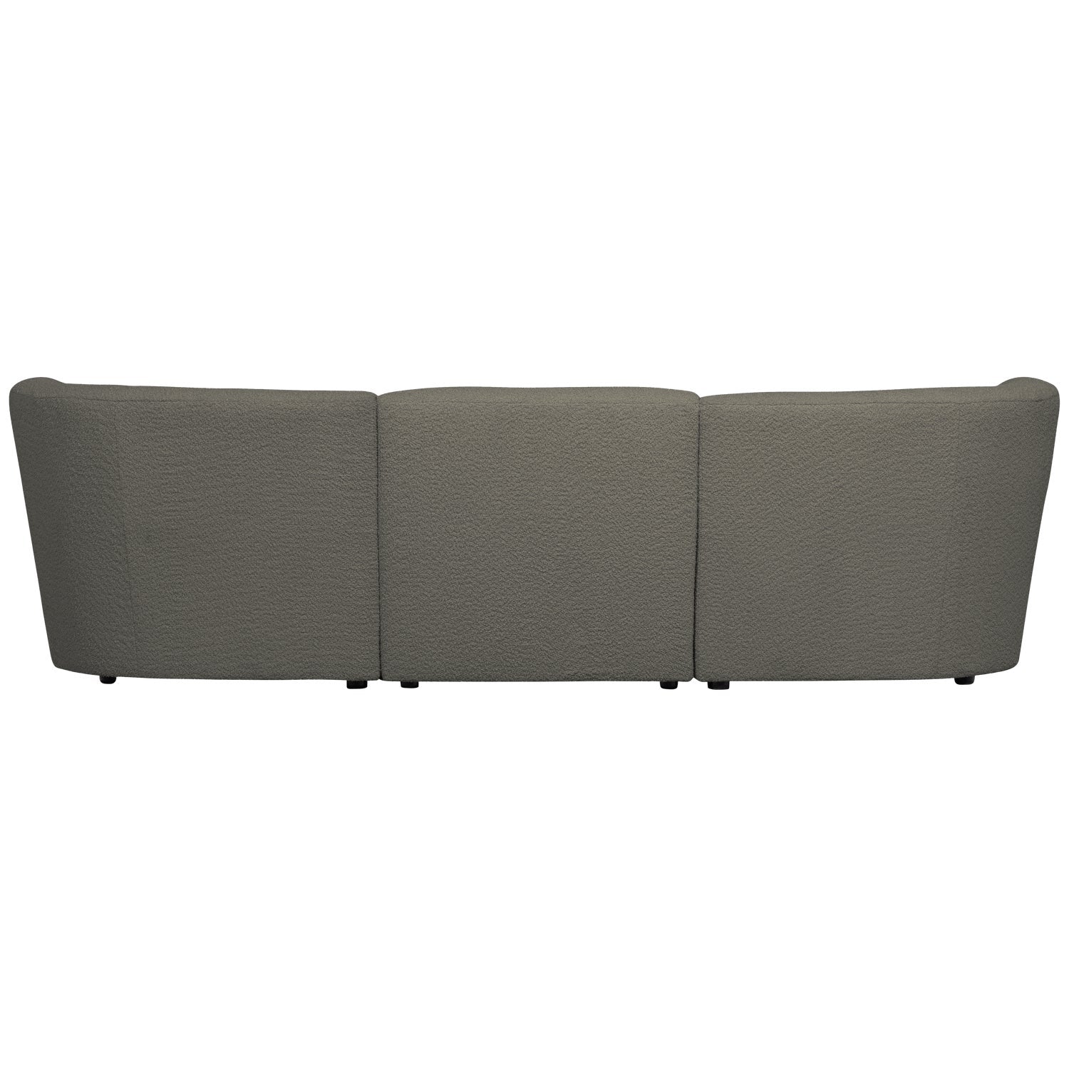 Coco Green Bouclé 3-Person-Sofa