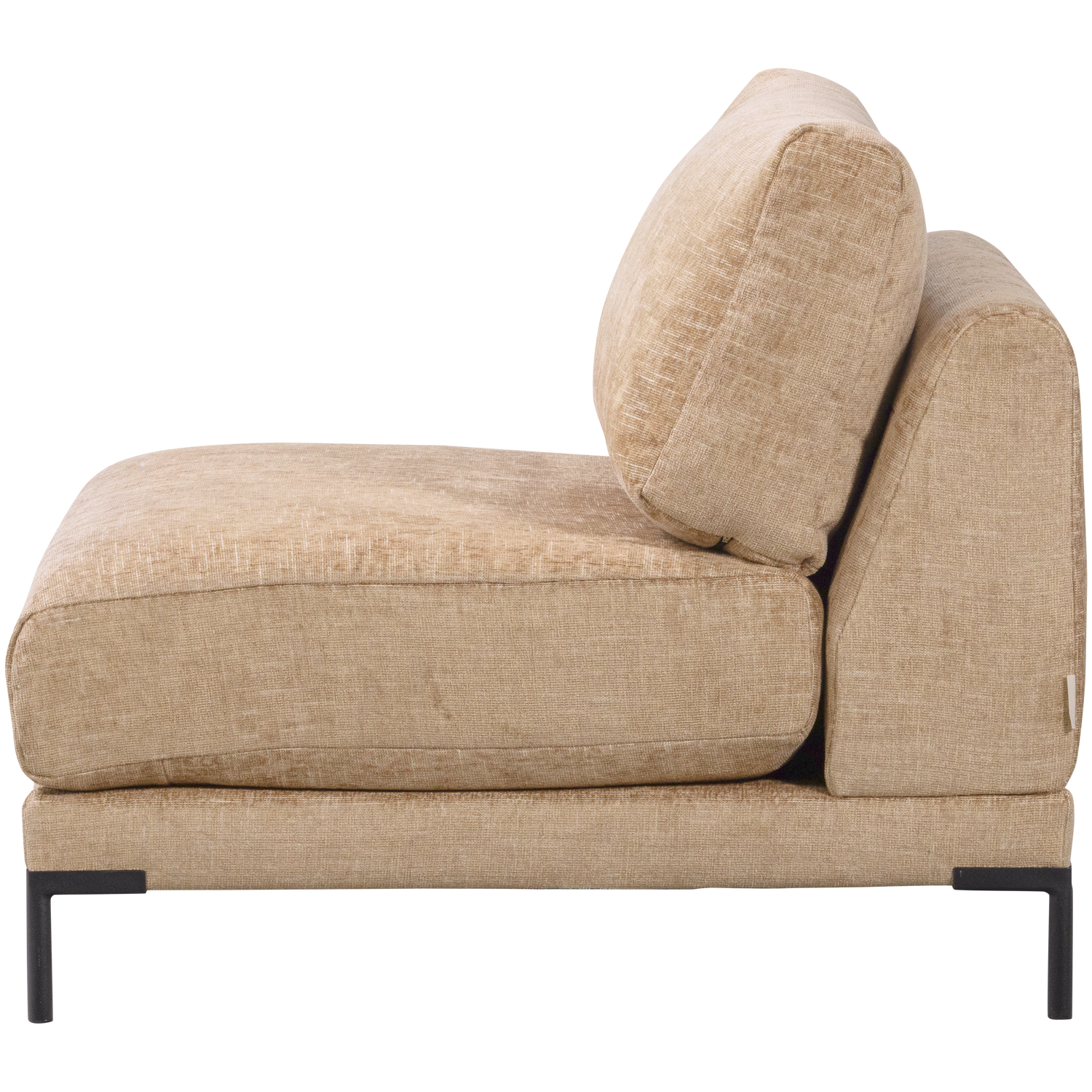 Fauteuil / module COUPLE boterachtige mélange