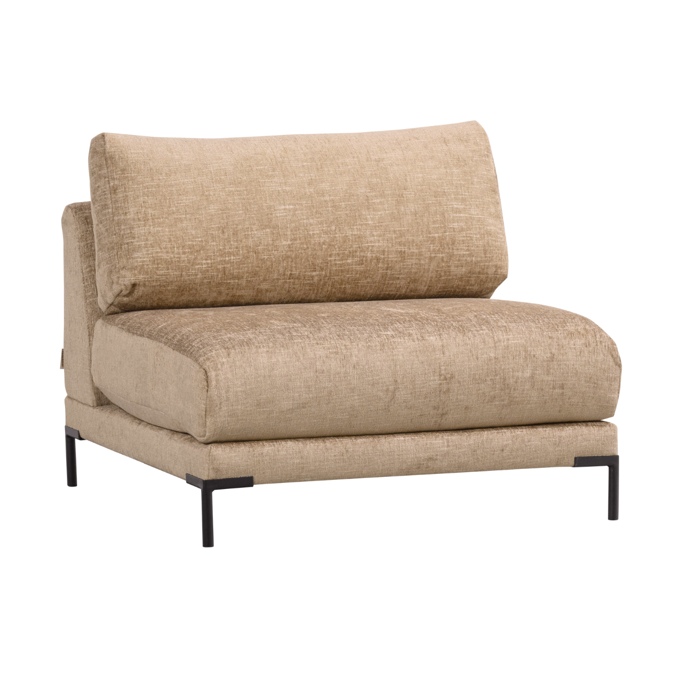 Fauteuil / module COUPLE boterachtige mélange