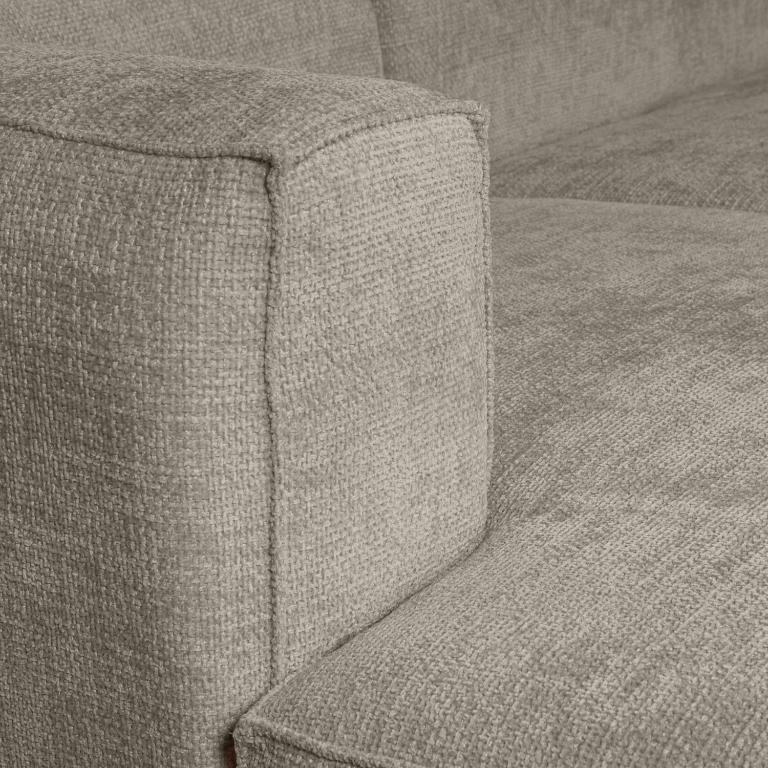 Links hoekbank BEAN beige melange