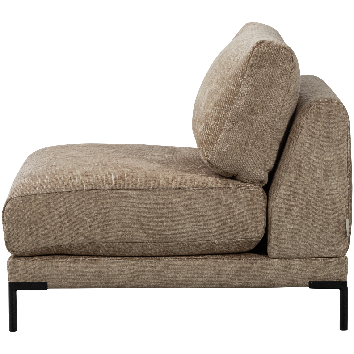 Sessel / Modul COUPLE braun meliert