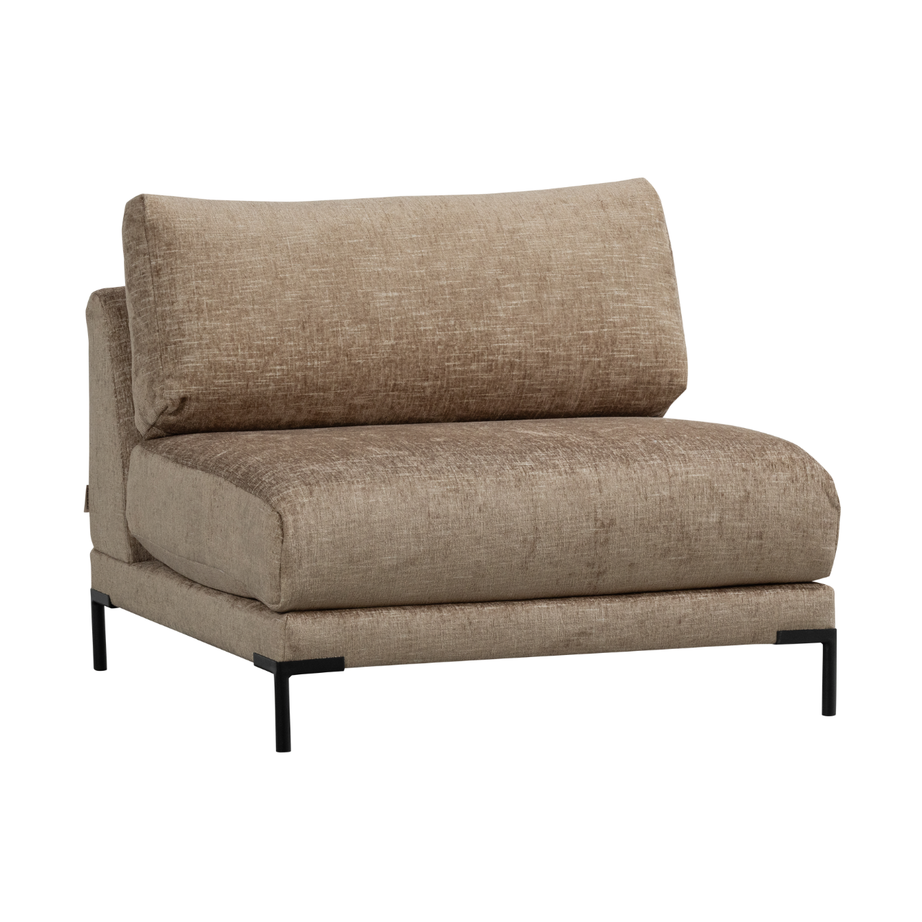 Sessel / Modul COUPLE braun meliert