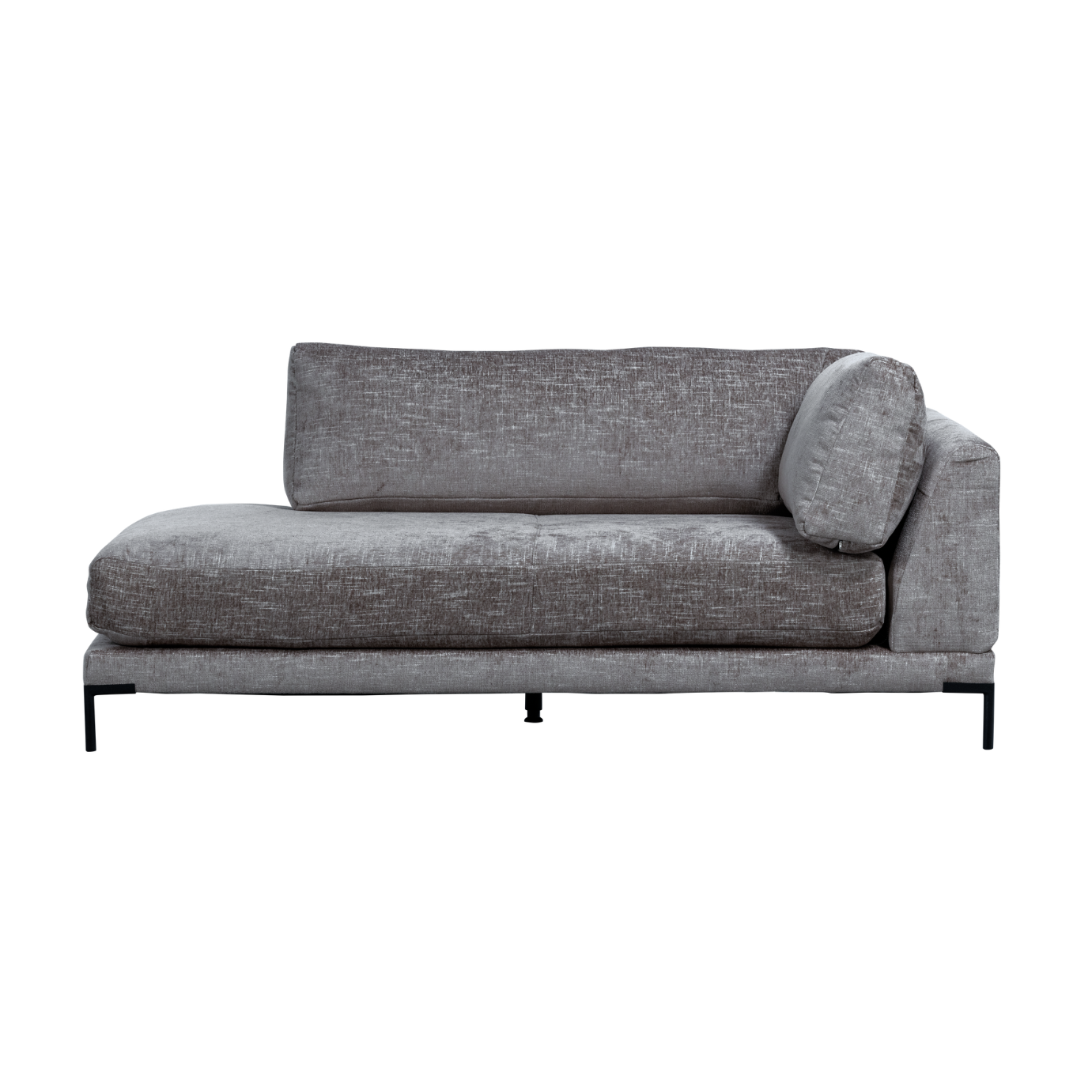 Szezlong rechts COUPLE denim melange