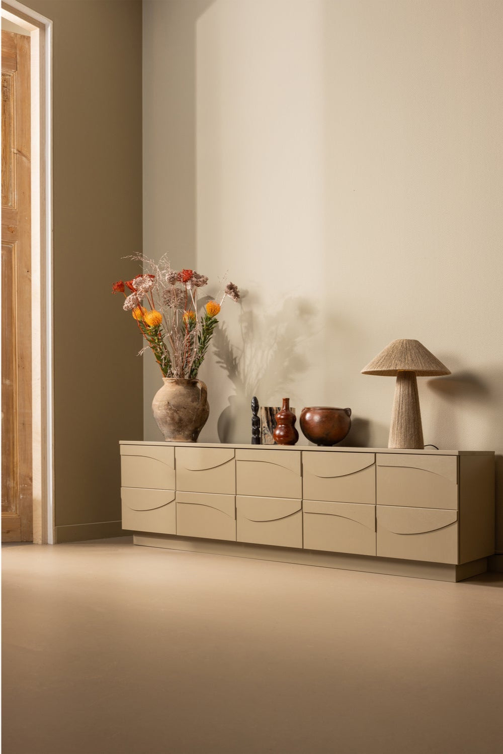 Teo TV-Sideboard in Grau