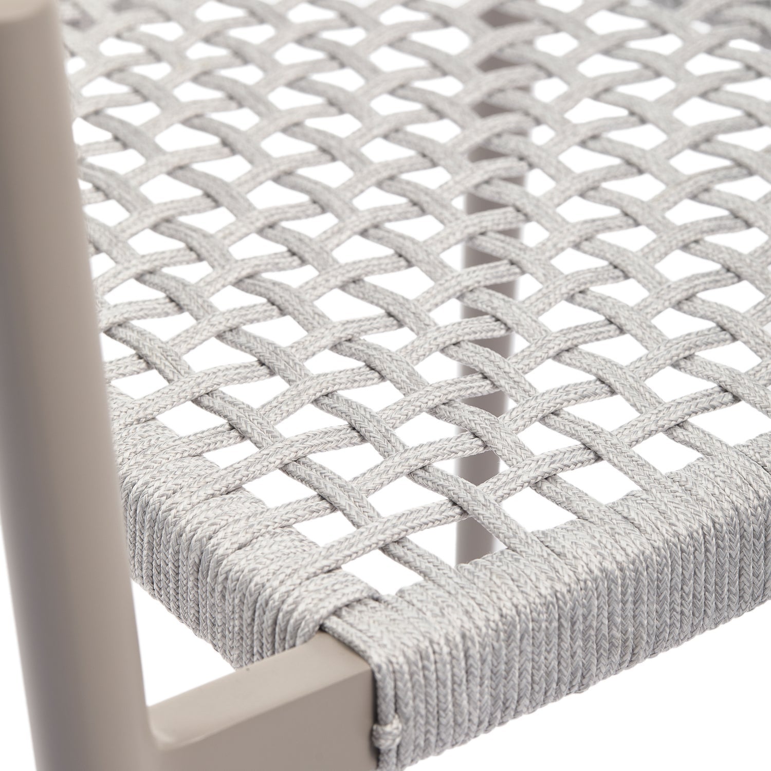 Geheel van tuinstoelen YELLOW lichtgrijs