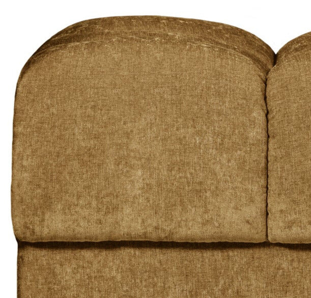 Puf TWEEDE AFSPRAAK honingkleurig