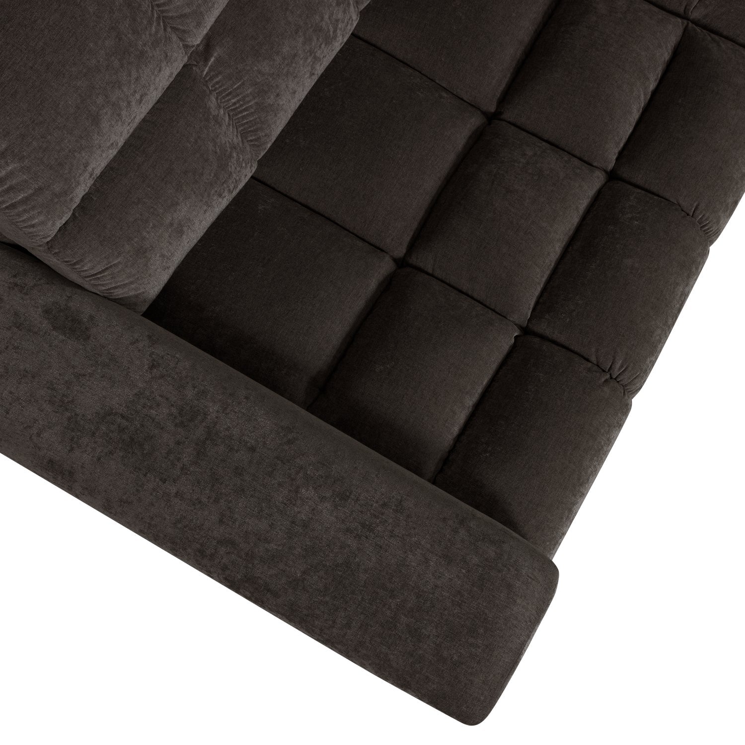 Hoekbank rechts SECOND DATE antraciet