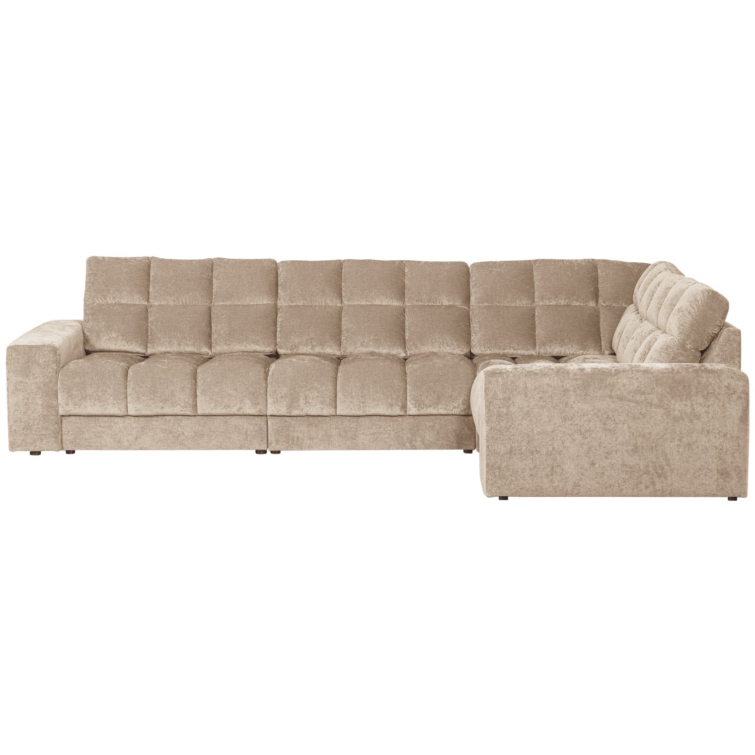 Right-facing corner sofa SECOND DATE beige