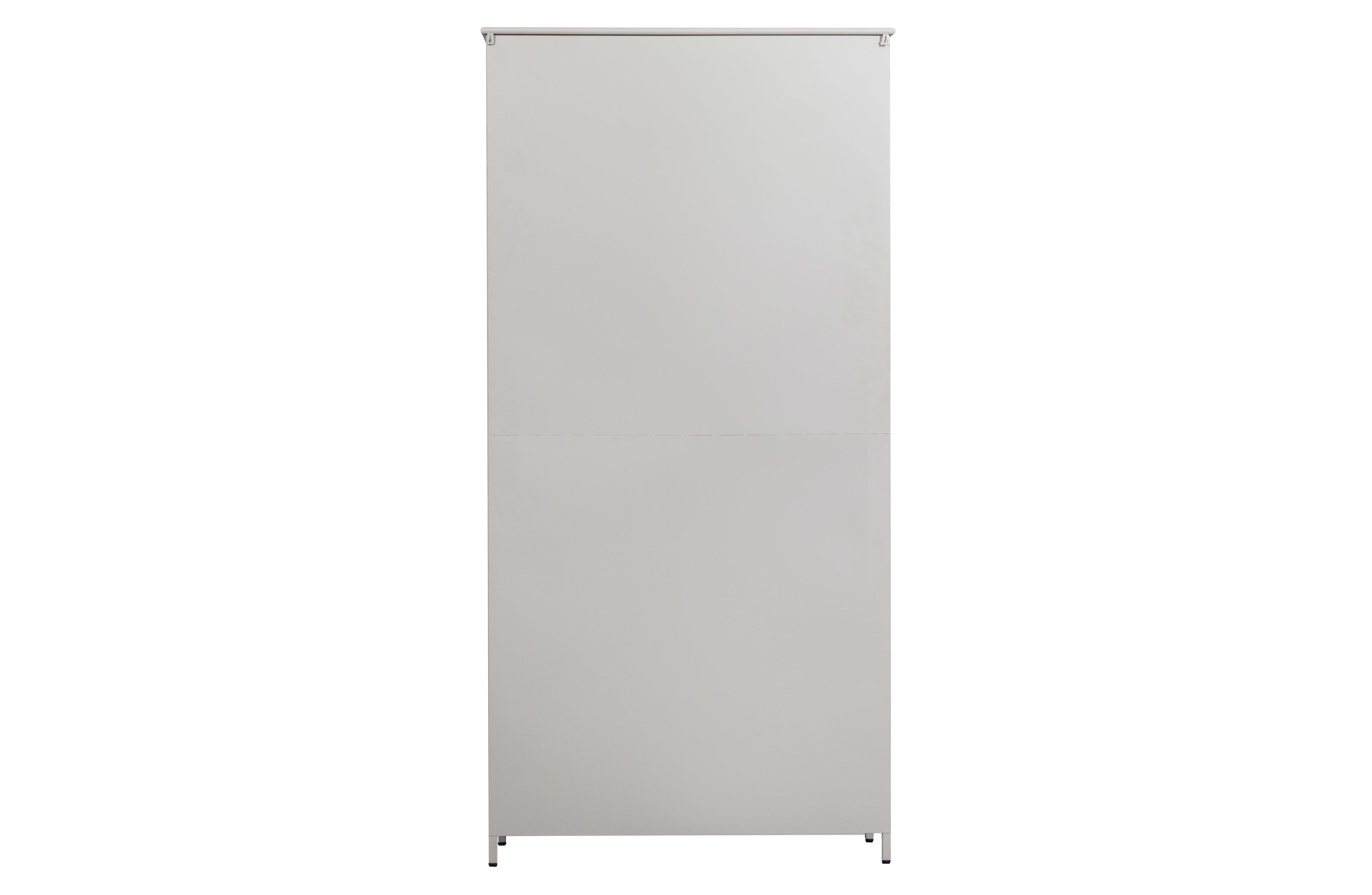 Tweedelige vitrinekast EXHIBIT zandkleurig