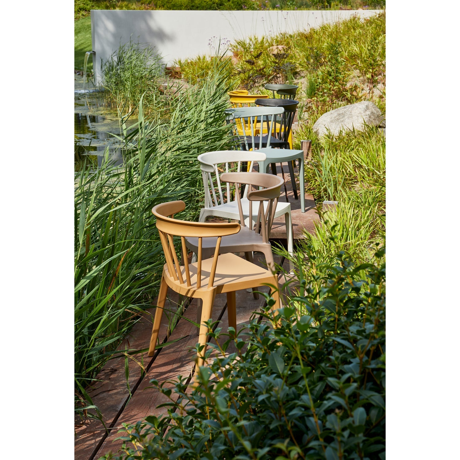 Tuinstoel BLISS gebroken wit