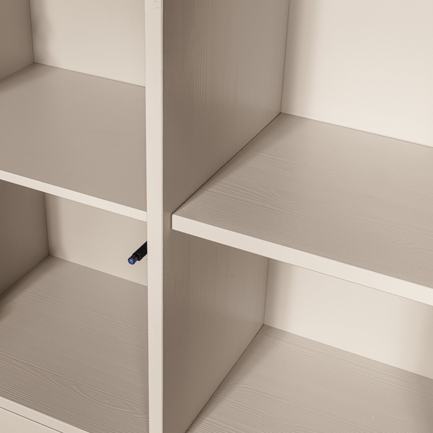 Regal mit Schränken MEREL cremefarben