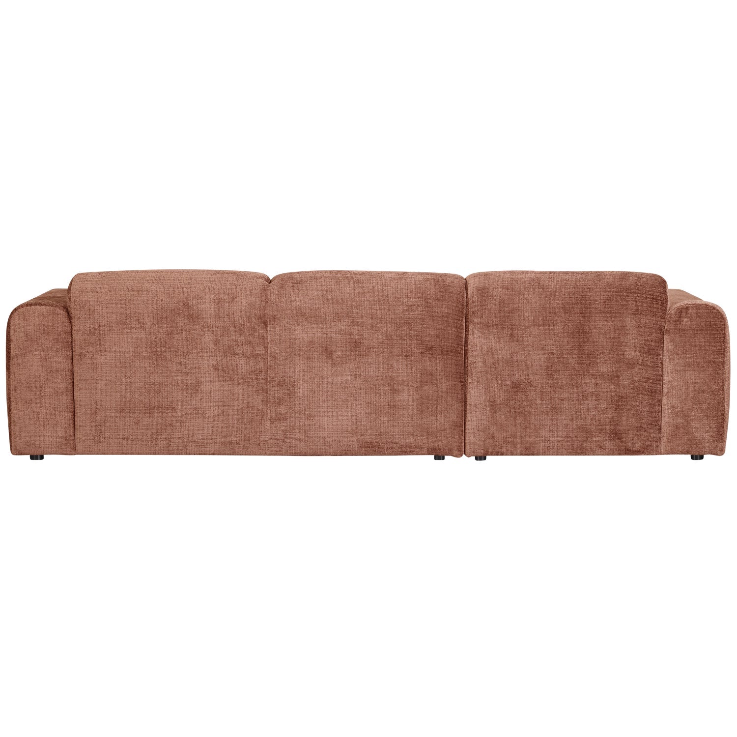 Modularer linksseitiger Ecksofa CLOUD Terrakotta
