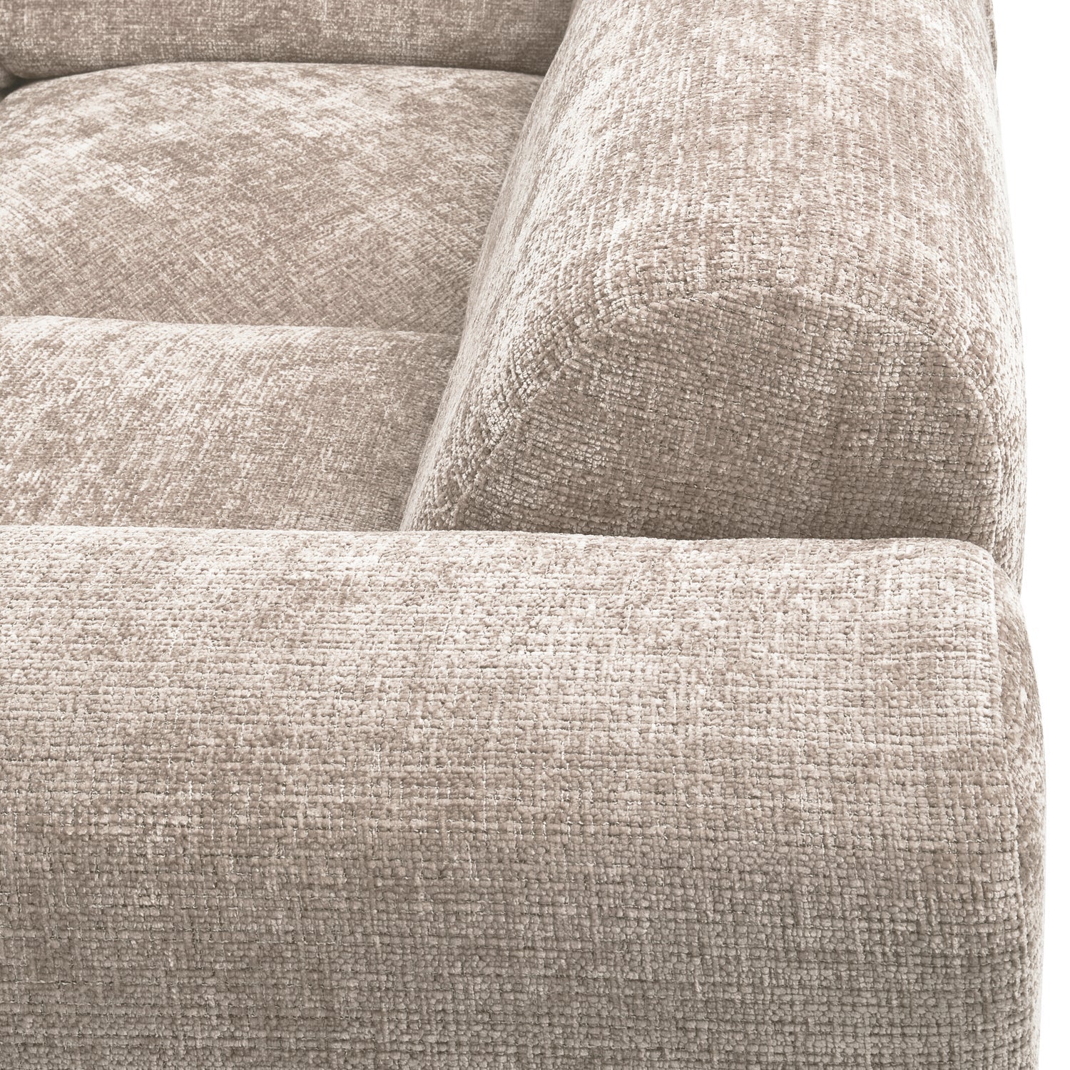 Panorama-Ecksofa rechts CLOUD beige