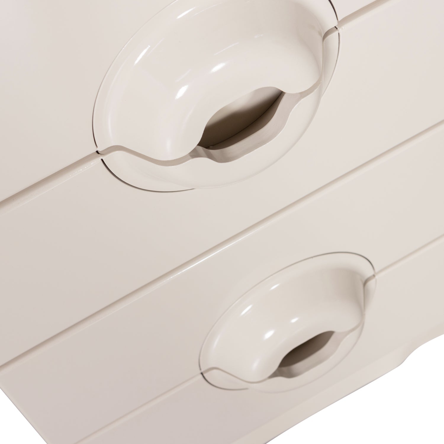 Kast MERGE warm crèmekleurig