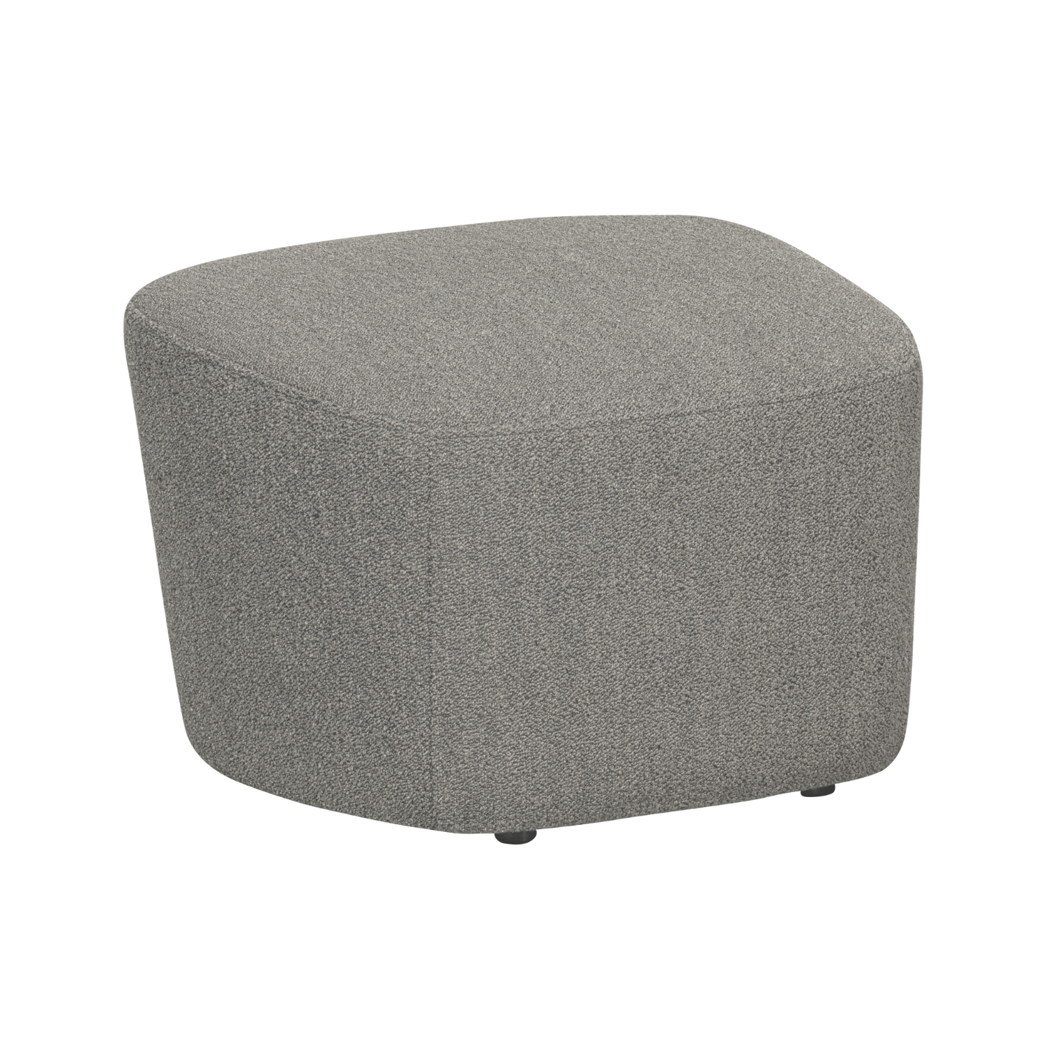 Puf LOFTY szary bouclé – Woood