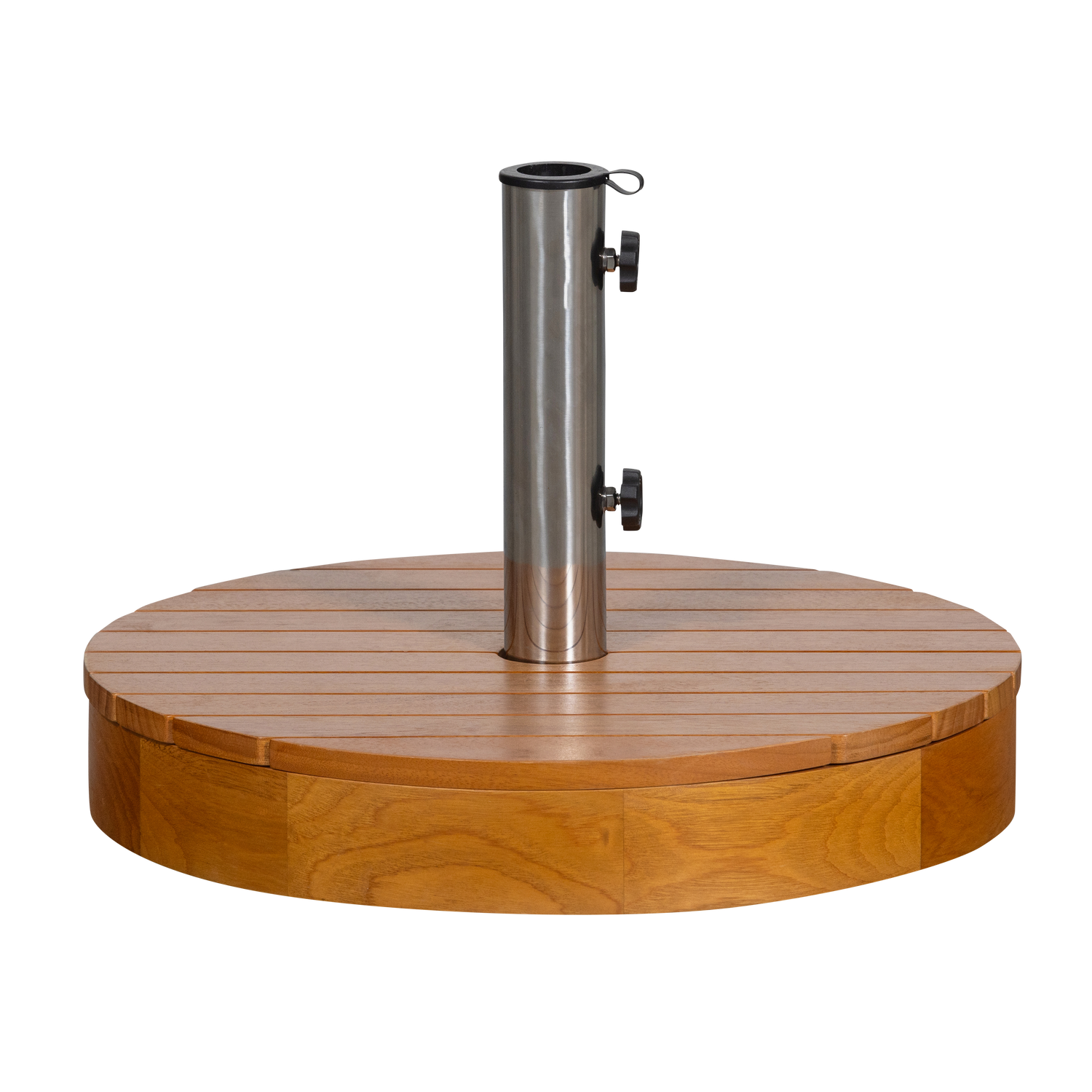 Sonnenschirm MONICA grün mit beiger Basis