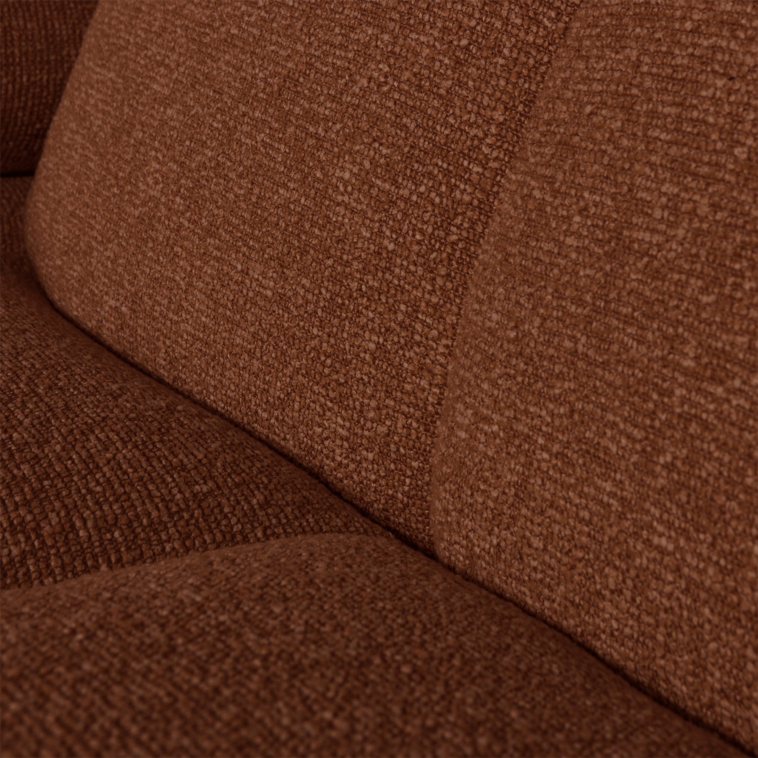 MOJO modular sofa - 1.5-seater left-sided brown bouclé element