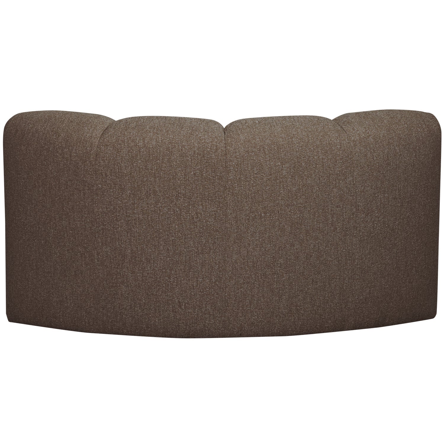 MOJO modular sofa - dark brown bouclé corner element