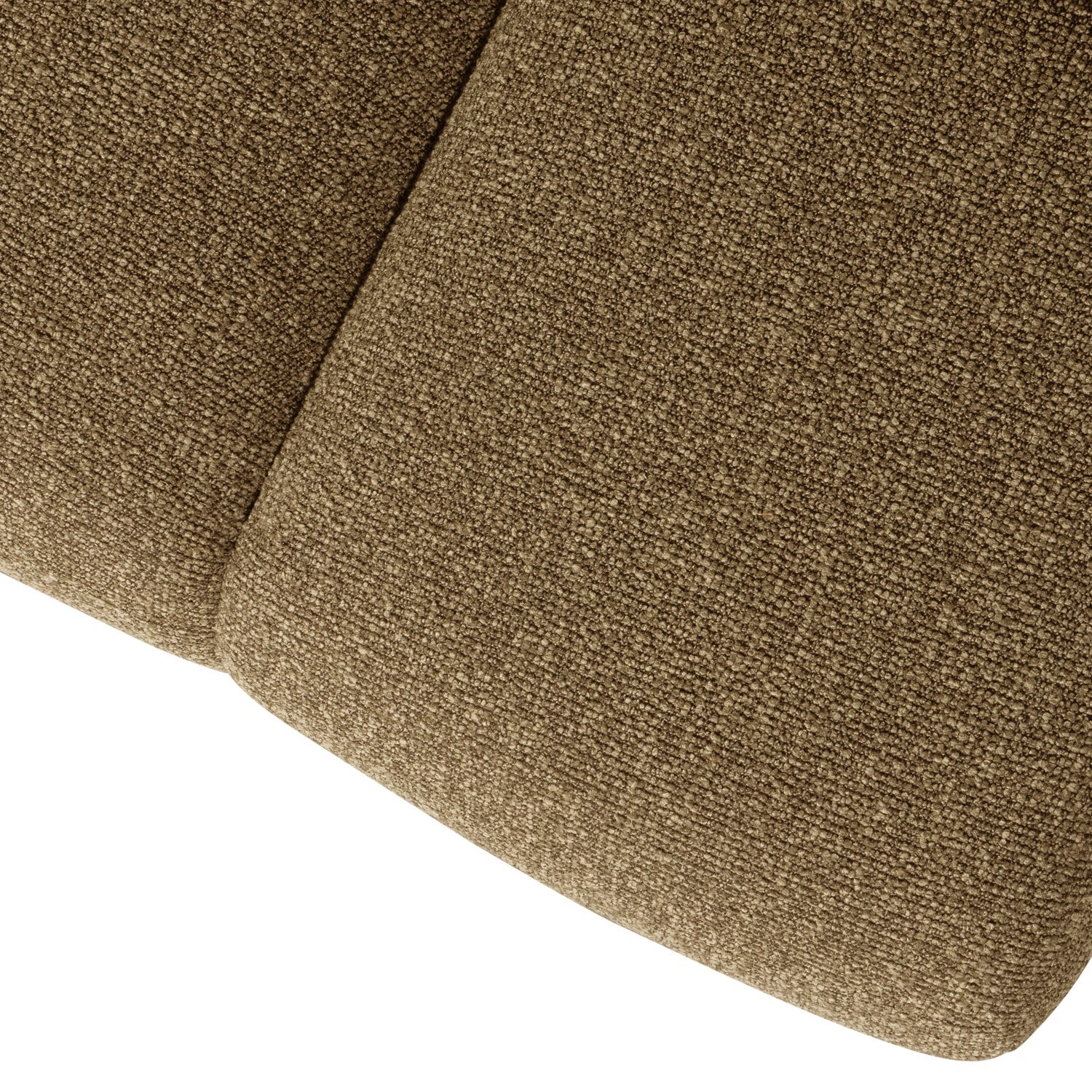 MOJO bench dark honey bouclé