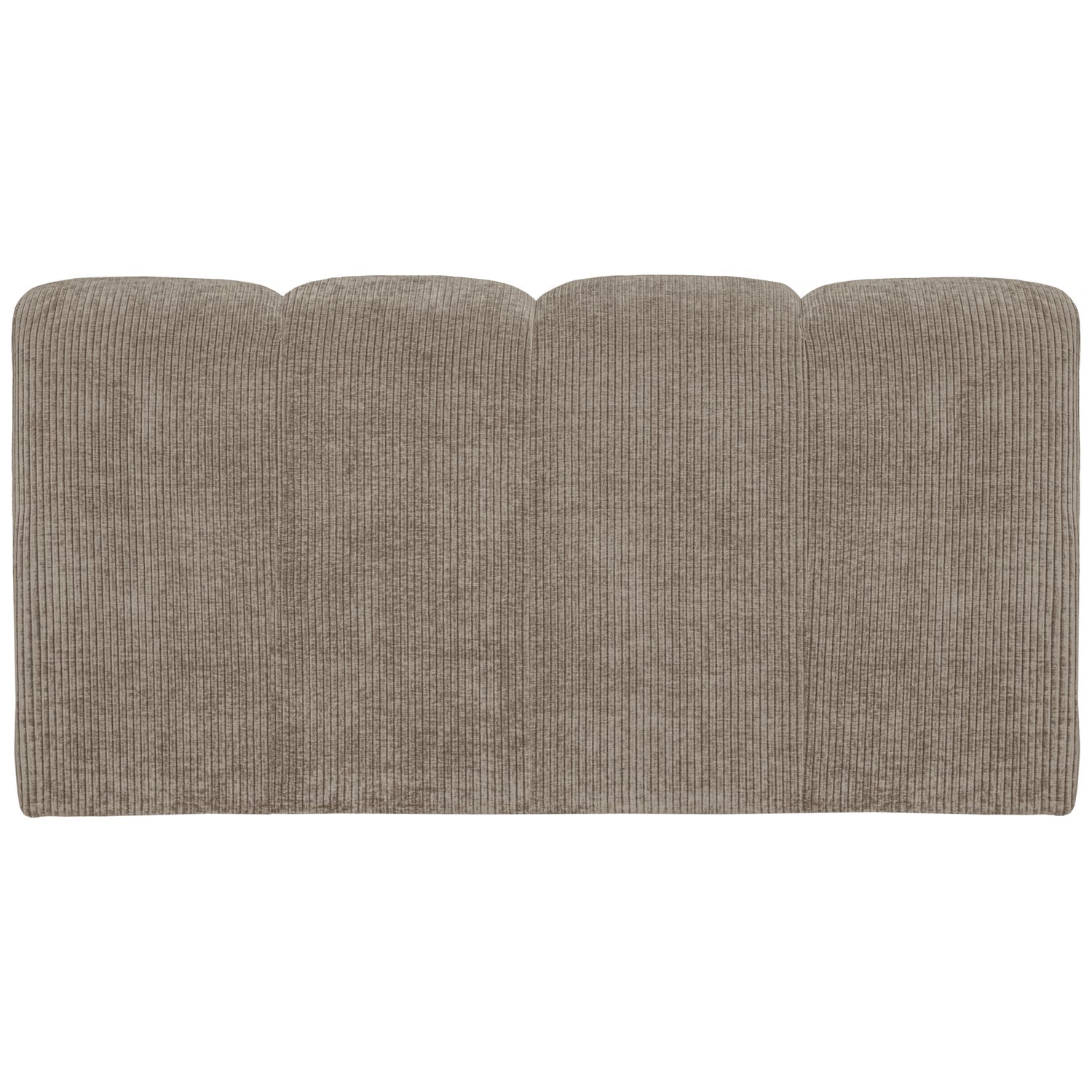Modulares Sofa MOJO BENCH - Element für 3 Personen in dunkelsandfarbenem Cord