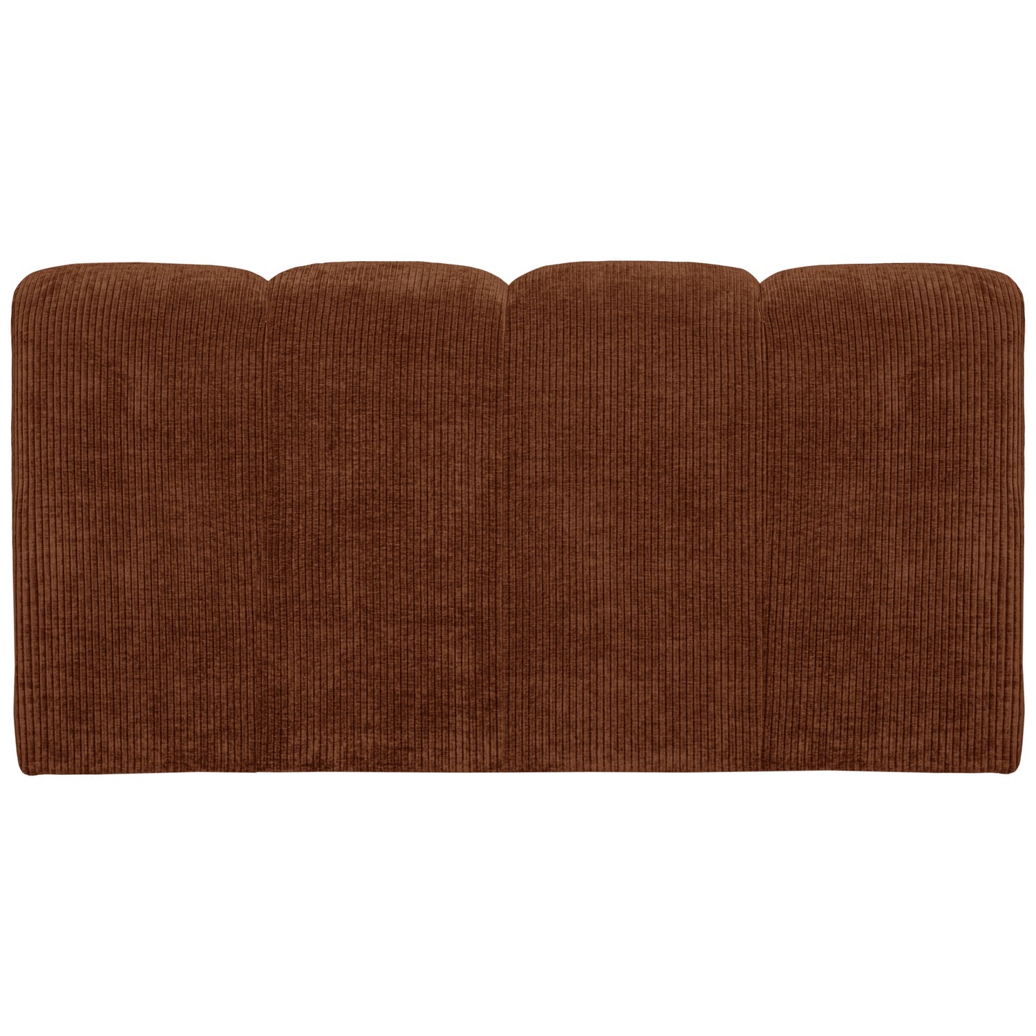 Modulsofa MOJO - 3-sitziges Element aus braunem Cord