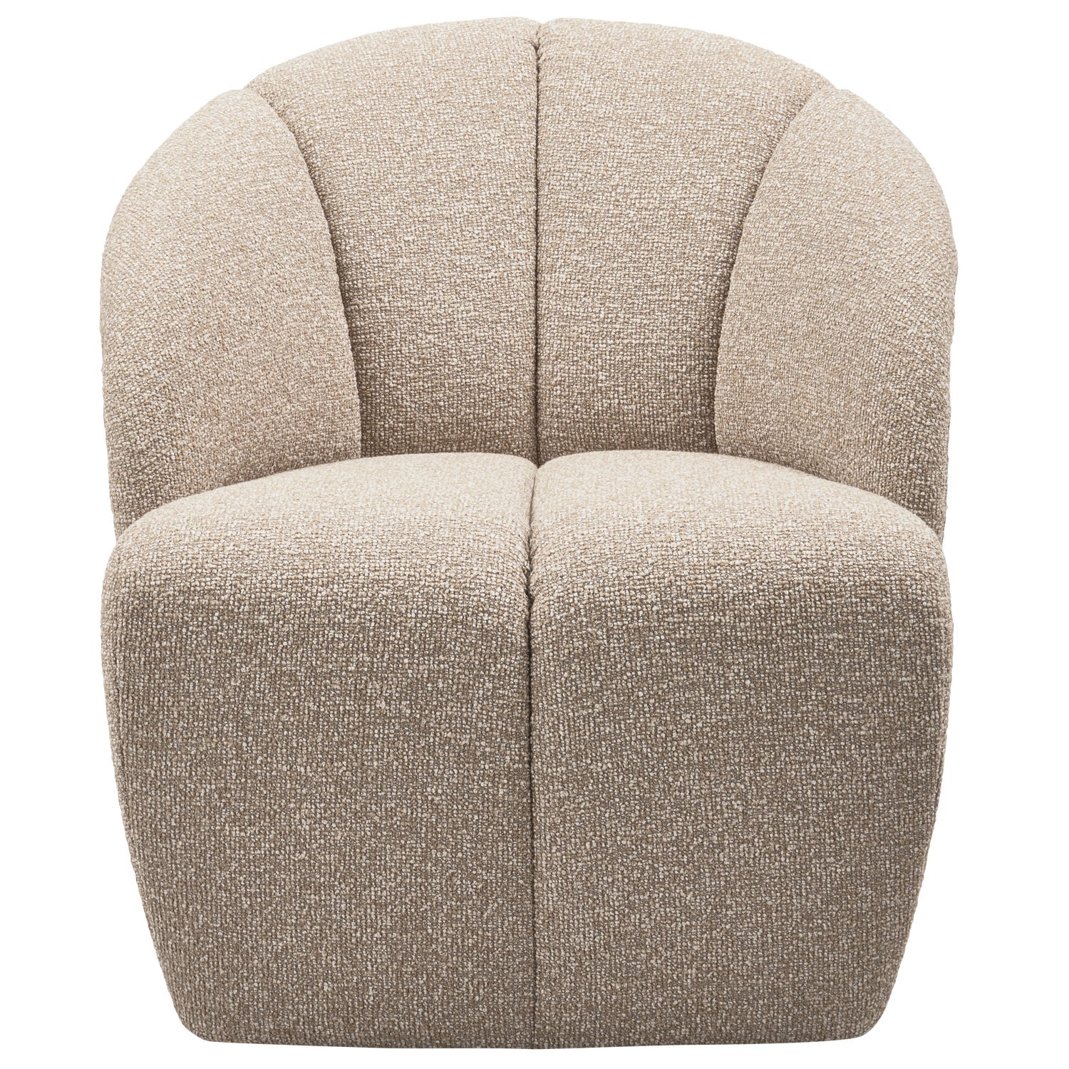 Drehstuhl MOJO beige Melange Bouclé