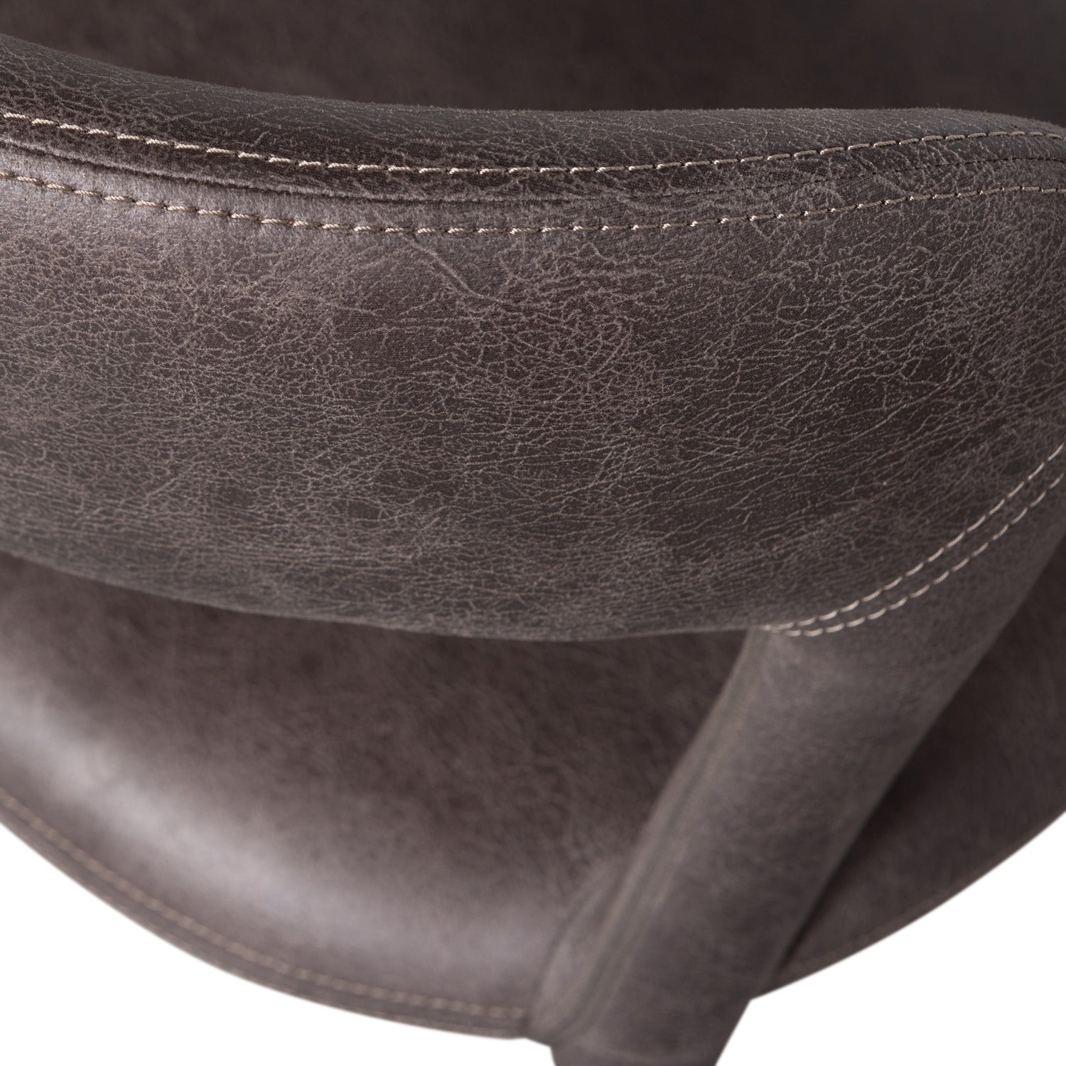 Stoel NOBLE donkerbruin kunstleer