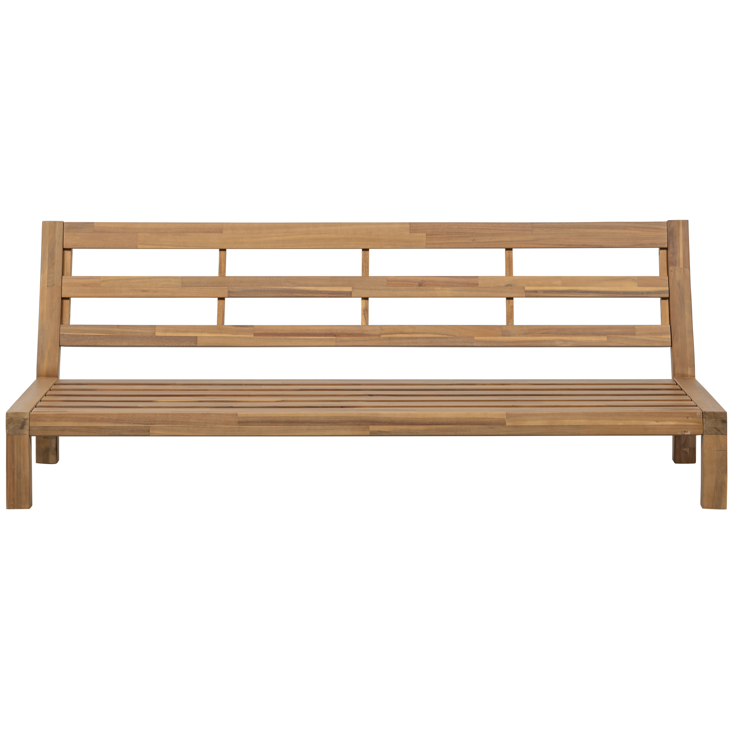 3-Seater Outdoor Sofa RELAX Beige with Acacia Base