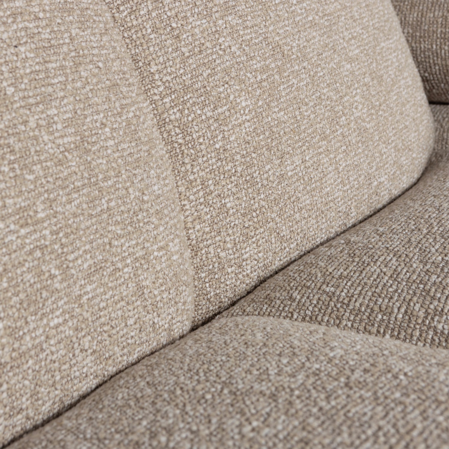 Modulaire linker hoekbank MOJO beige melange bouclé