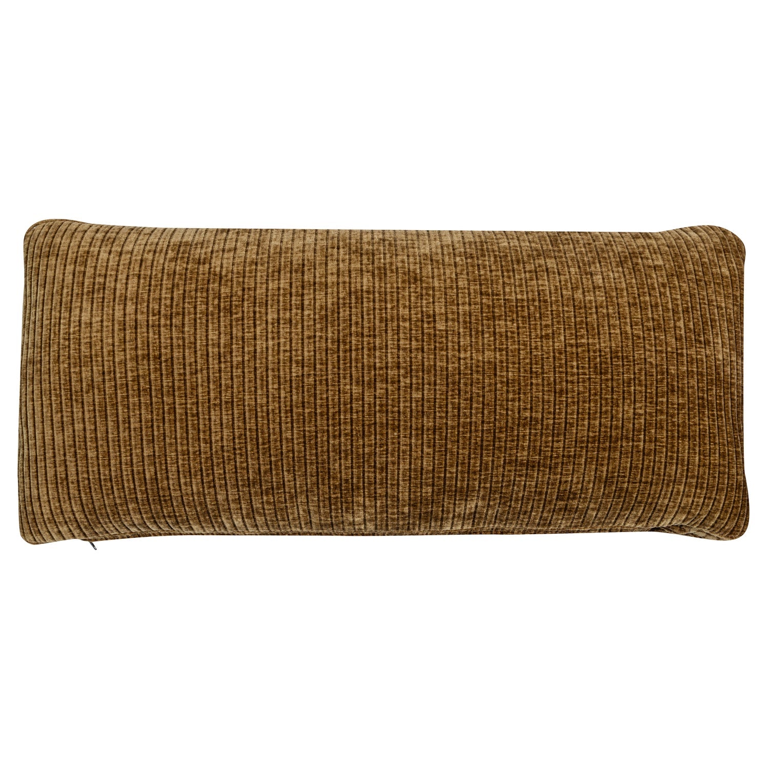 MOJO kussen donker honingkleurig ribfluweel