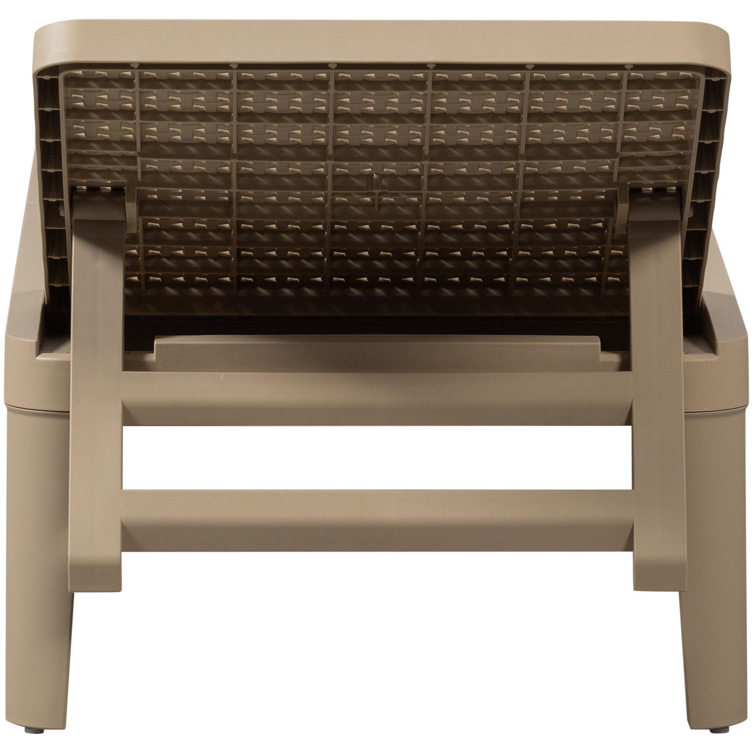 Ligbed JINTE zandkleurig