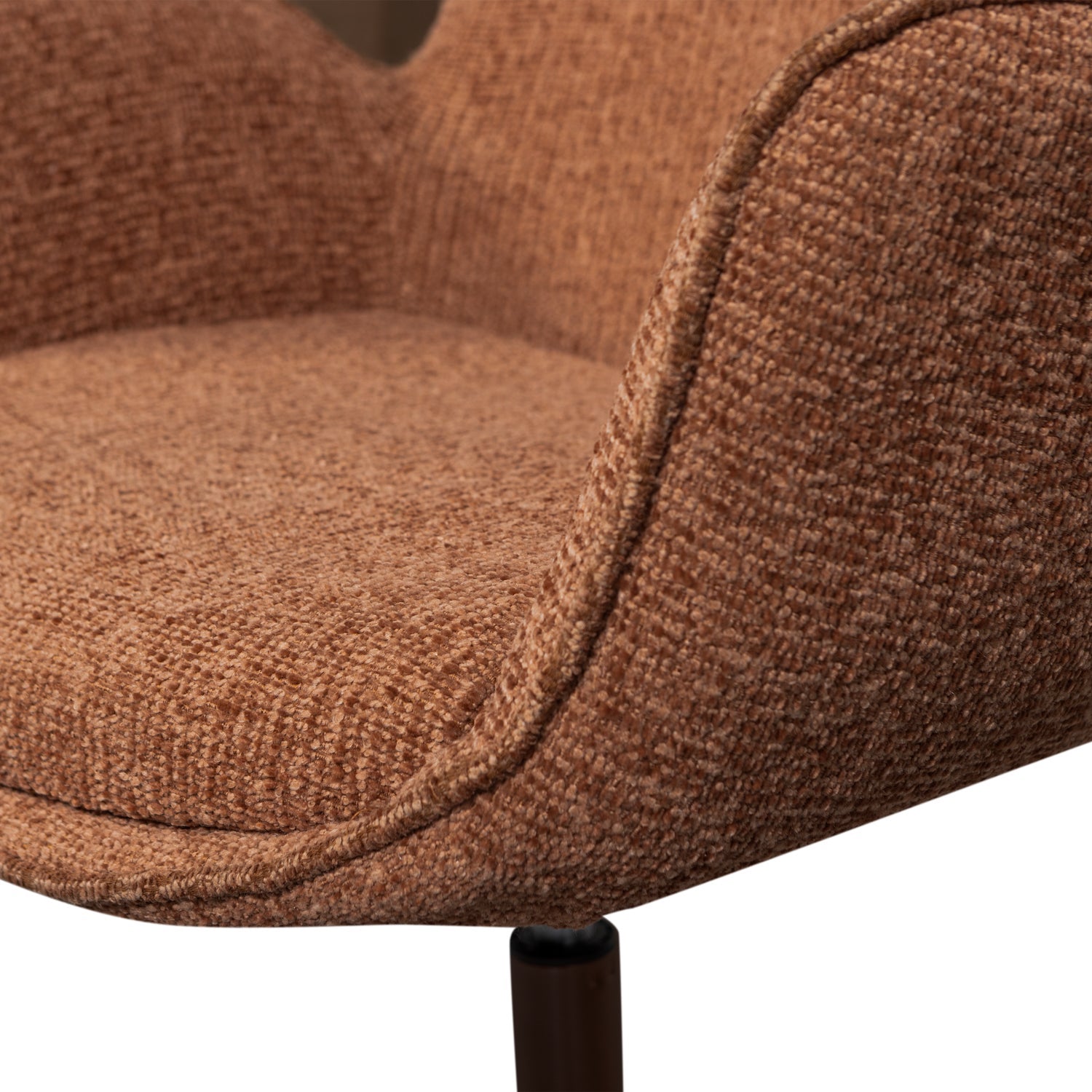 MARTEN armchair dark orange