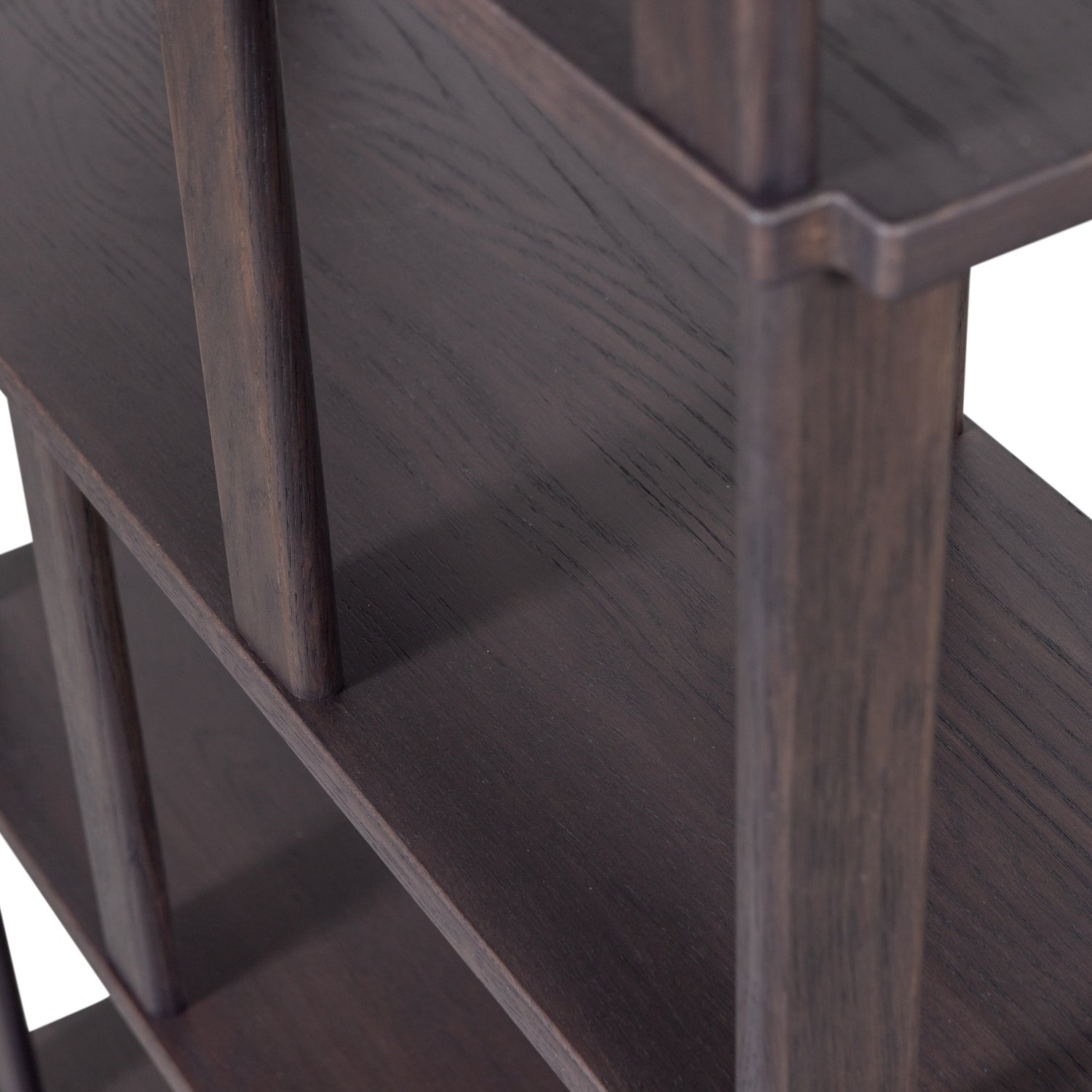 Boekenkast RISS donkerbruin