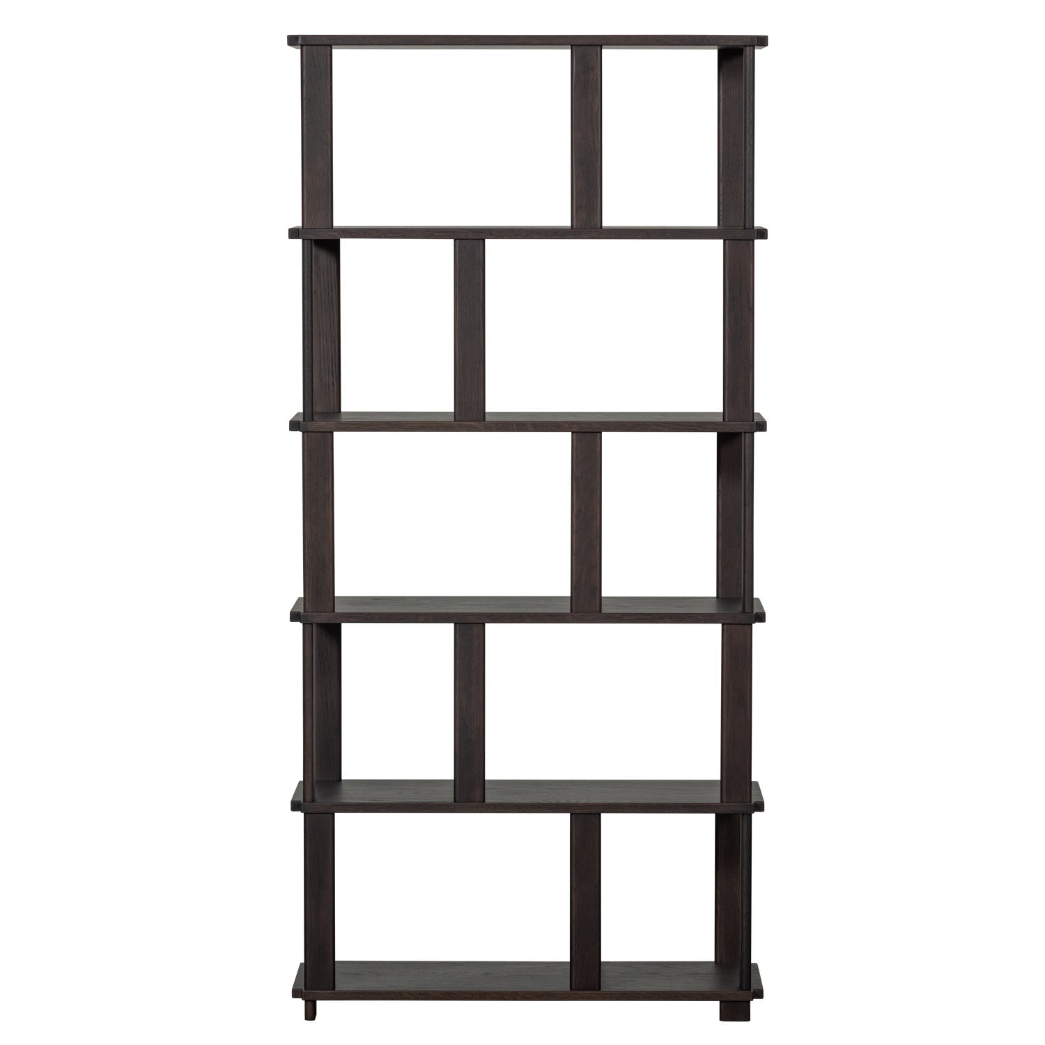 Boekenkast RISS donkerbruin