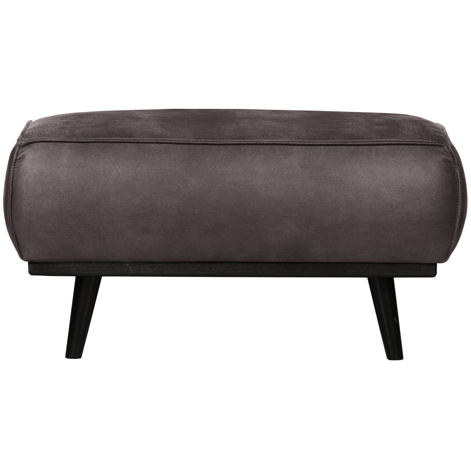 STATEMENT pouf dark gray eco-leather