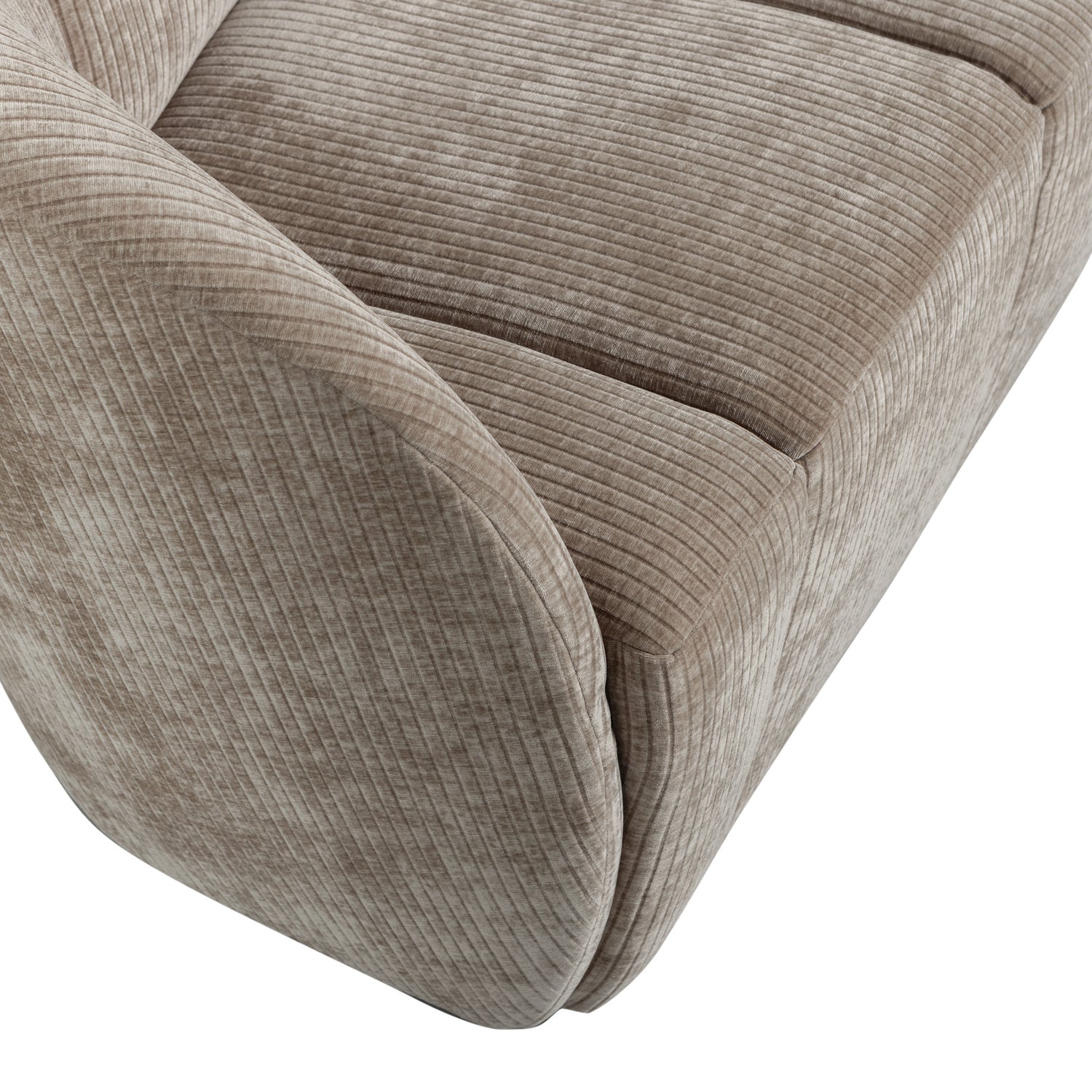 2-seater left-facing MOJO sofa in dark sandy corduroy