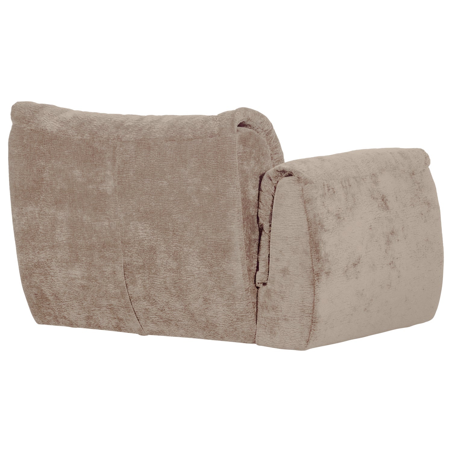 Modulaire bank BAGGY 3D - linker zandkleurig element