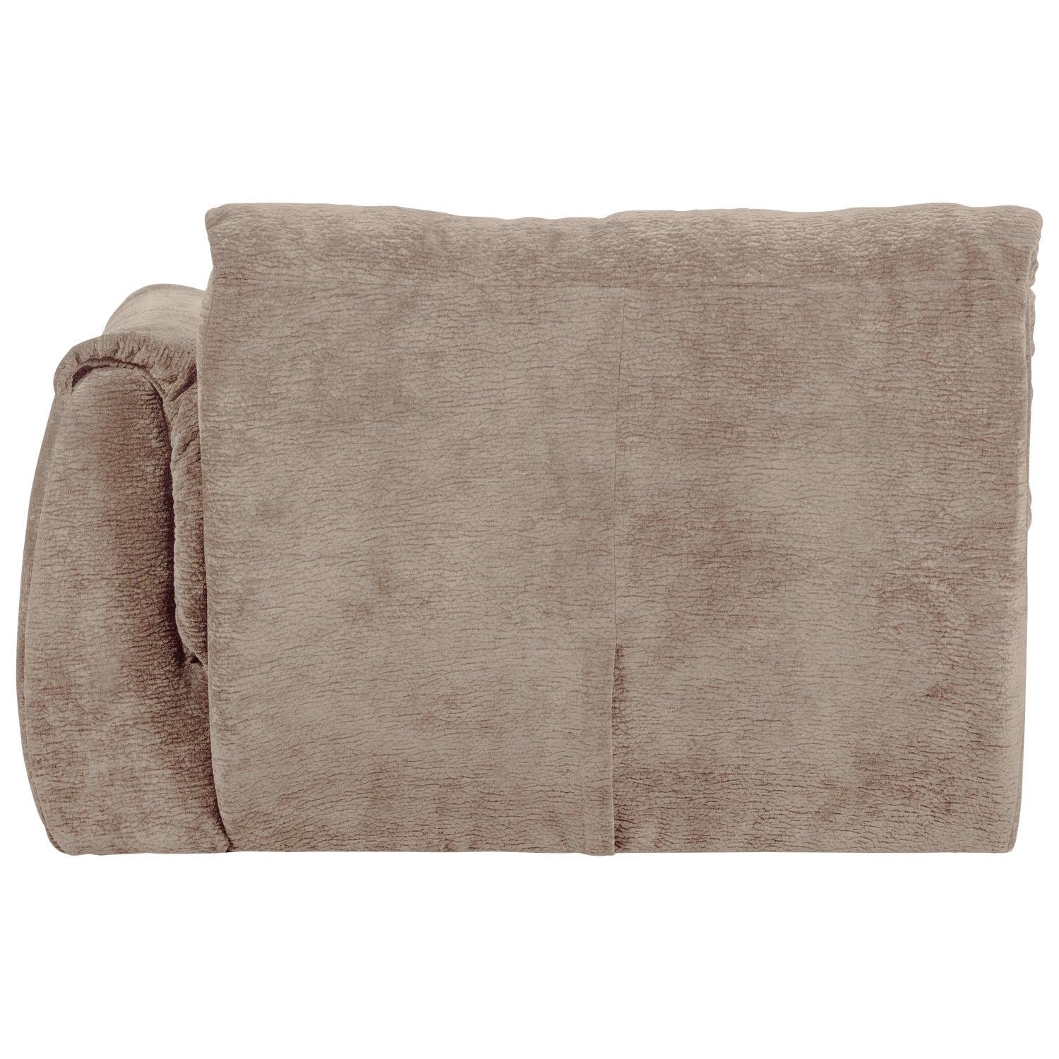 Modulaire bank BAGGY 3D - rechtszijdig zandkleurig element