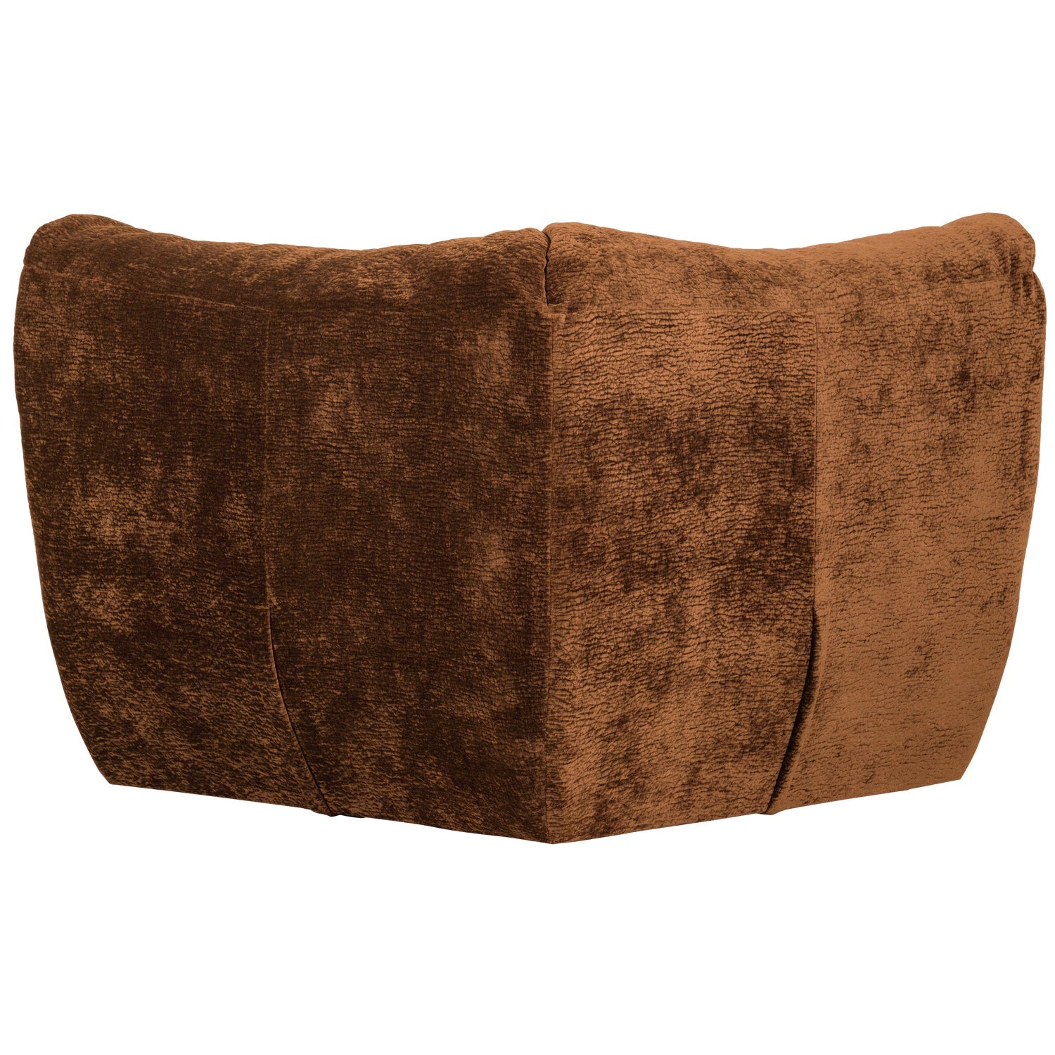 Modulaire bank BAGGY 3D - hoekelement bruin